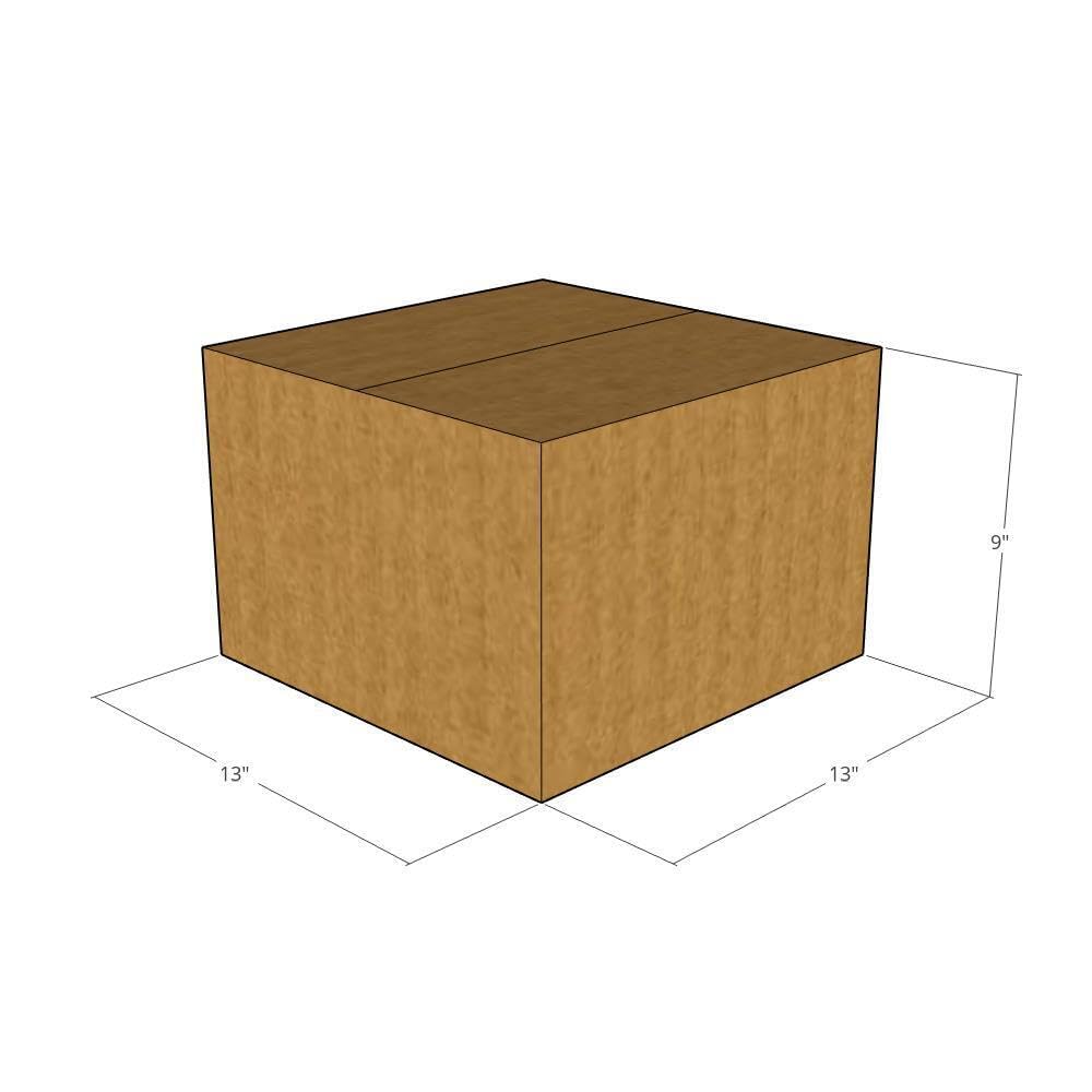 75-Pack 13x13x9 Inches 32 ECT Corrugated Shipping Boxes - Heavy Duty Moving Boxes for Business, Office & Home Use | Perfect for Packing, Storage & Ecommerce Shipping
