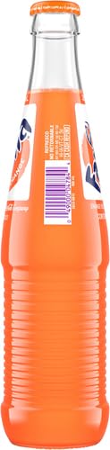 Authentic Mexican Fanta Orange Soda in Glass Bottles - 12 fl oz (24 Pack) | Refreshing Citrus Drink for Parties, BBQs & Family Gatherings
