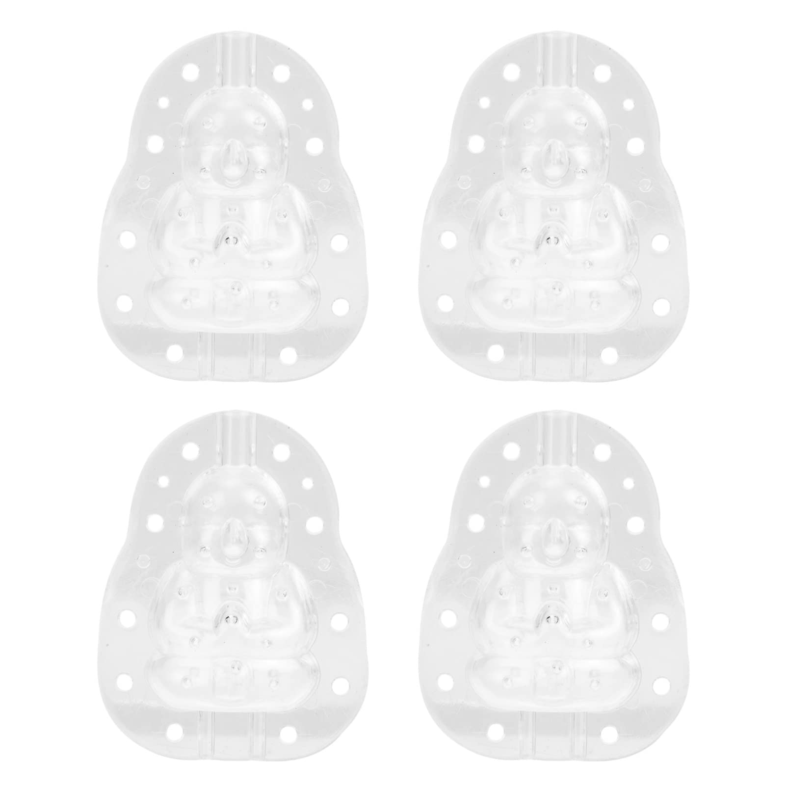 YARDWE 4Pcs Transparent Watermelon Shaping Mold - Fruit & Vegetable Growth Forming Tool for Home Garden, DIY Hydroponics, and Organic Farming