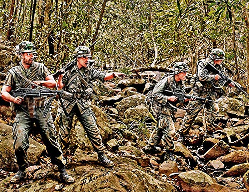 1/35 Scale Vietnam War Era Plastic Model Kits - Master Box Series 5 Bundle (5 Kits) - Perfect for Military History Enthusiasts & Scale Model Collectors