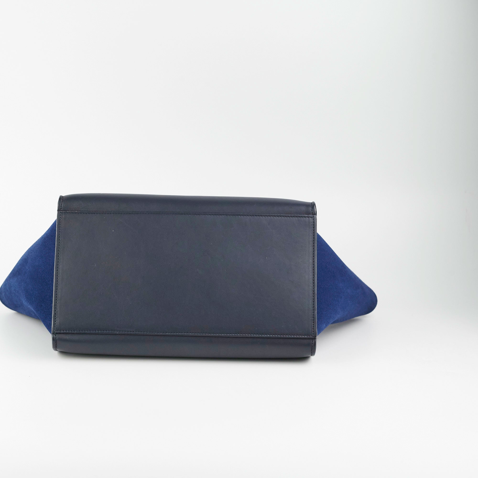 Celine Small Trapeze Handbag in Blue & Black - Stylish Crossbody Bag for Women | Perfect for Work, Travel & Evening Events