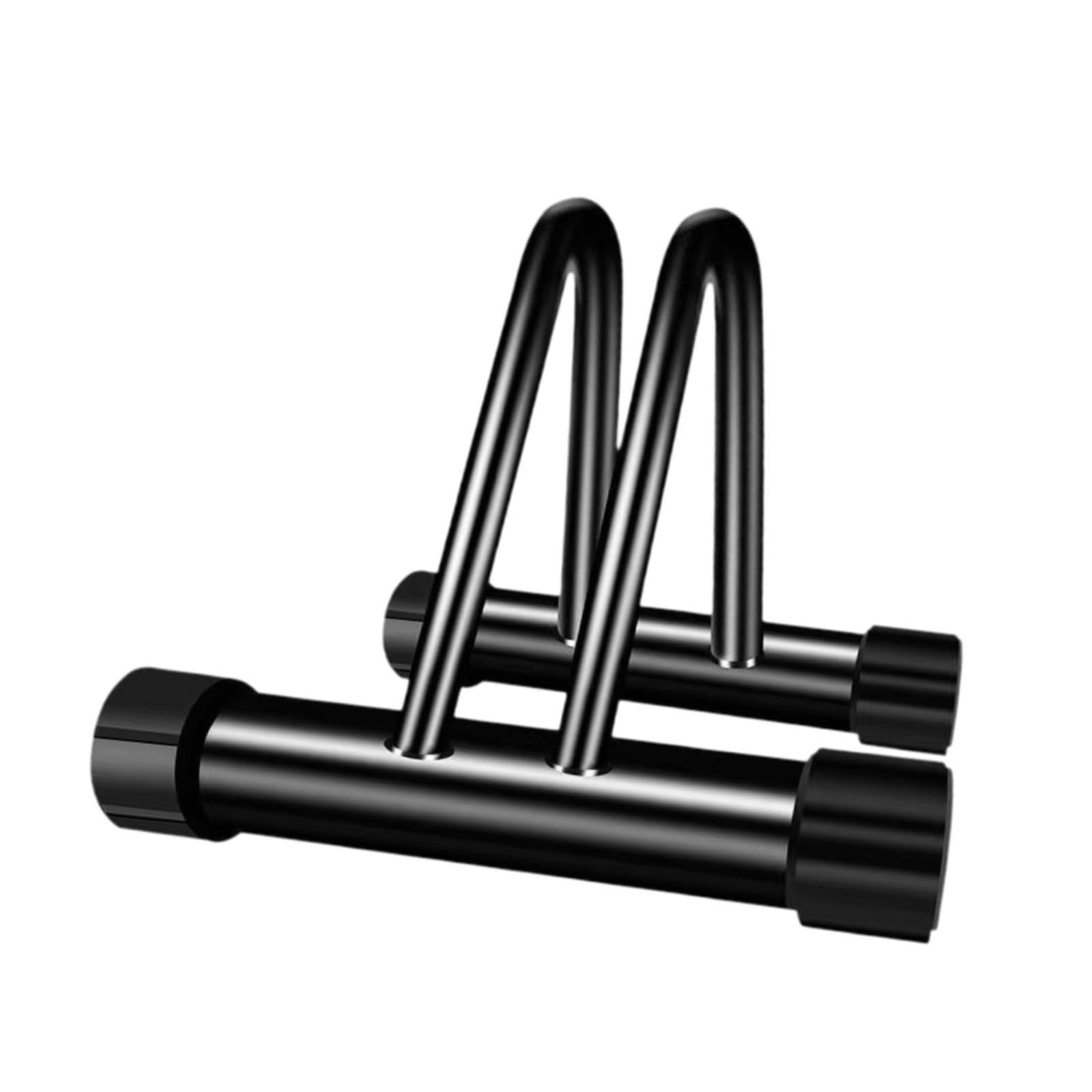 DYNWAVE Bike Stand - Heavy Duty Black Metal Bike Parking Rack for Garage Storage | Stable Floor Stand with Protective Design | Perfect for Home, Apartment & Shop Bike Display and Organization
