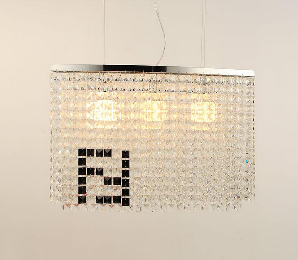 Claire Crystal Chandelier - Elegant Modern Ceiling Light Fixture for Dining Room, Living Room & Bedroom | Perfect for Home Decor & Wedding Venue Lighting