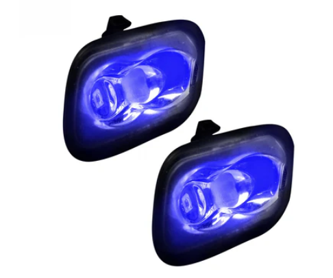 Ford F-150 SVT Raptor 2017-2020 Ultra Bright LED Mirror Puddle Light Kit - Blue LED Accent Lighting for Enhanced Night Visibility & Style - Perfect for Off-Roading, Night Driving & Truck Customization