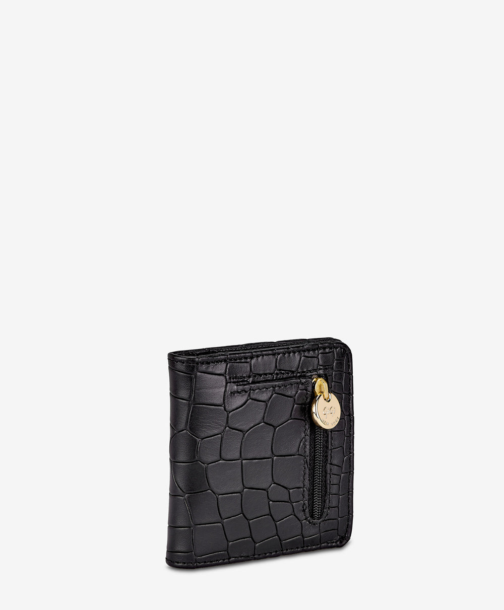 Mini Foldover Wallet for Women - Slim RFID Blocking Leather Card Holder - Perfect for Travel, Shopping & Everyday Use