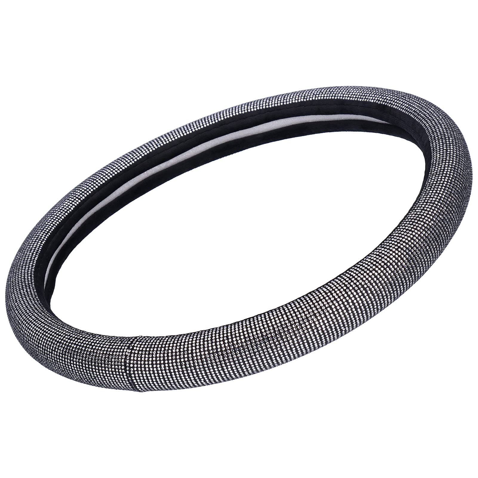 Premium Artificial Leather Car Steering Wheel Cover - Non-Slip Grip, Universal Fit for Most Vehicles - Enhance Comfort & Style While Driving (Ideal for Daily Commute, Road Trips & Car Interior Upgrade)