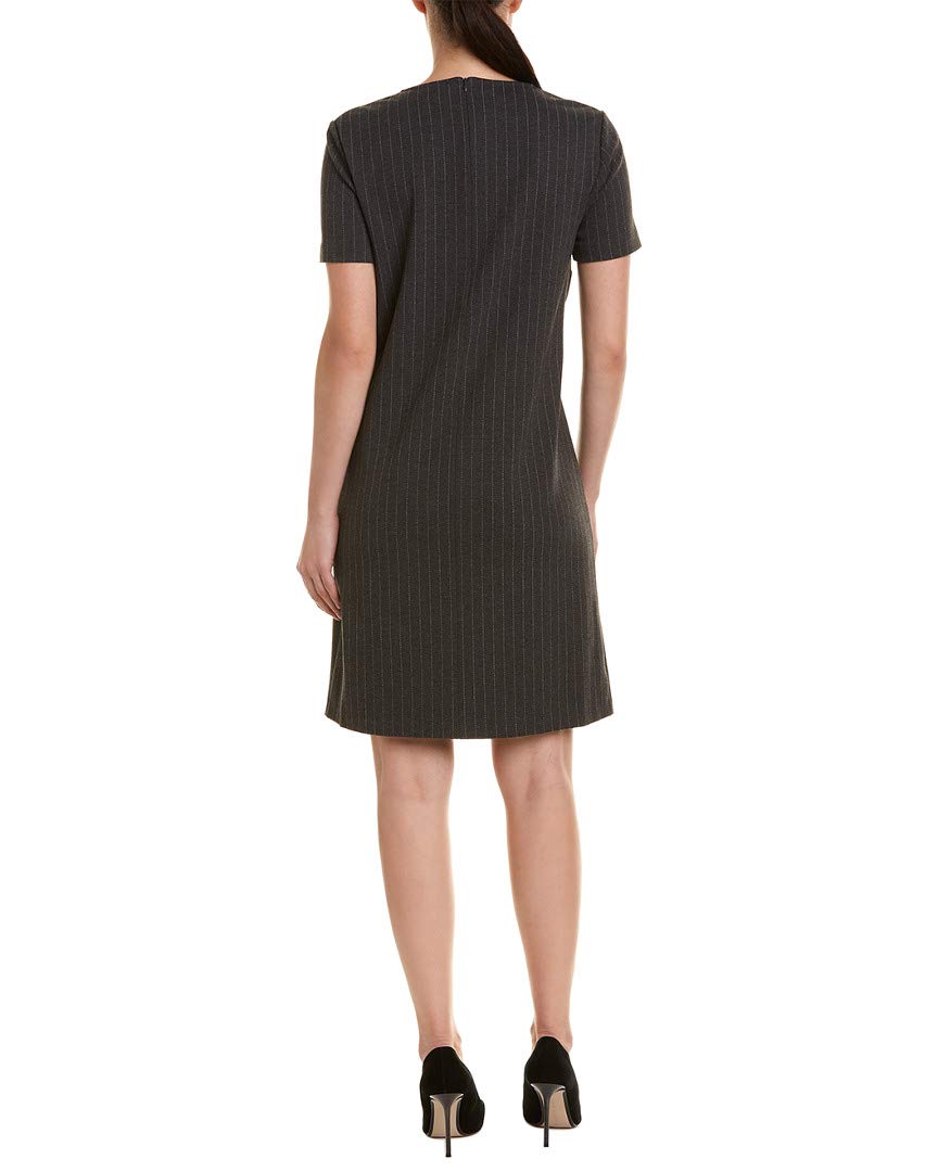 St. John Women's Double-Face Sheath Dress - Grey Size 4 | Elegant Workwear & Evening Cocktail Party Dress for Professional Women