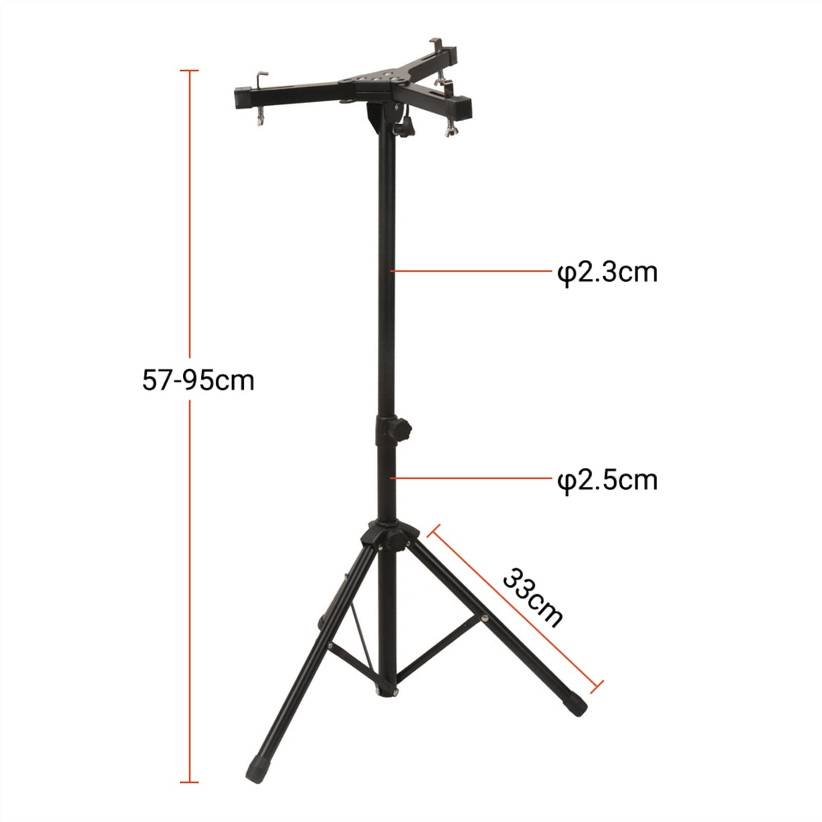 TSTS 11-inch & 12-inch Drum Practice Stand with Mute Bracket - Silencer Pad Holder for Quiet Drumming | Perfect for Home, Studio & Apartment Practice