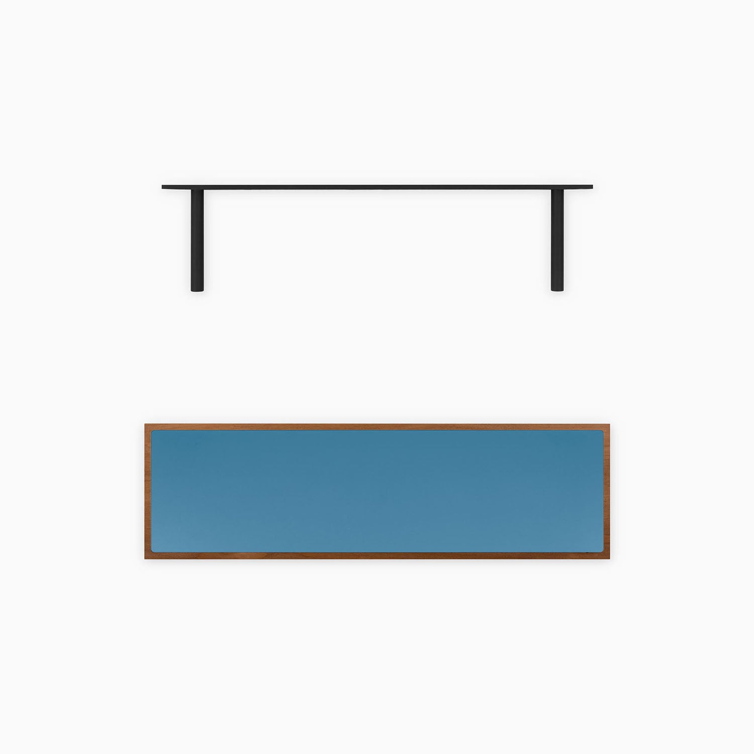 Aksel Inlay Nutmeg Floating Shelf - Rustic Wood Wall Shelf for Living Room, Kitchen, Bathroom & Office Storage Decor
