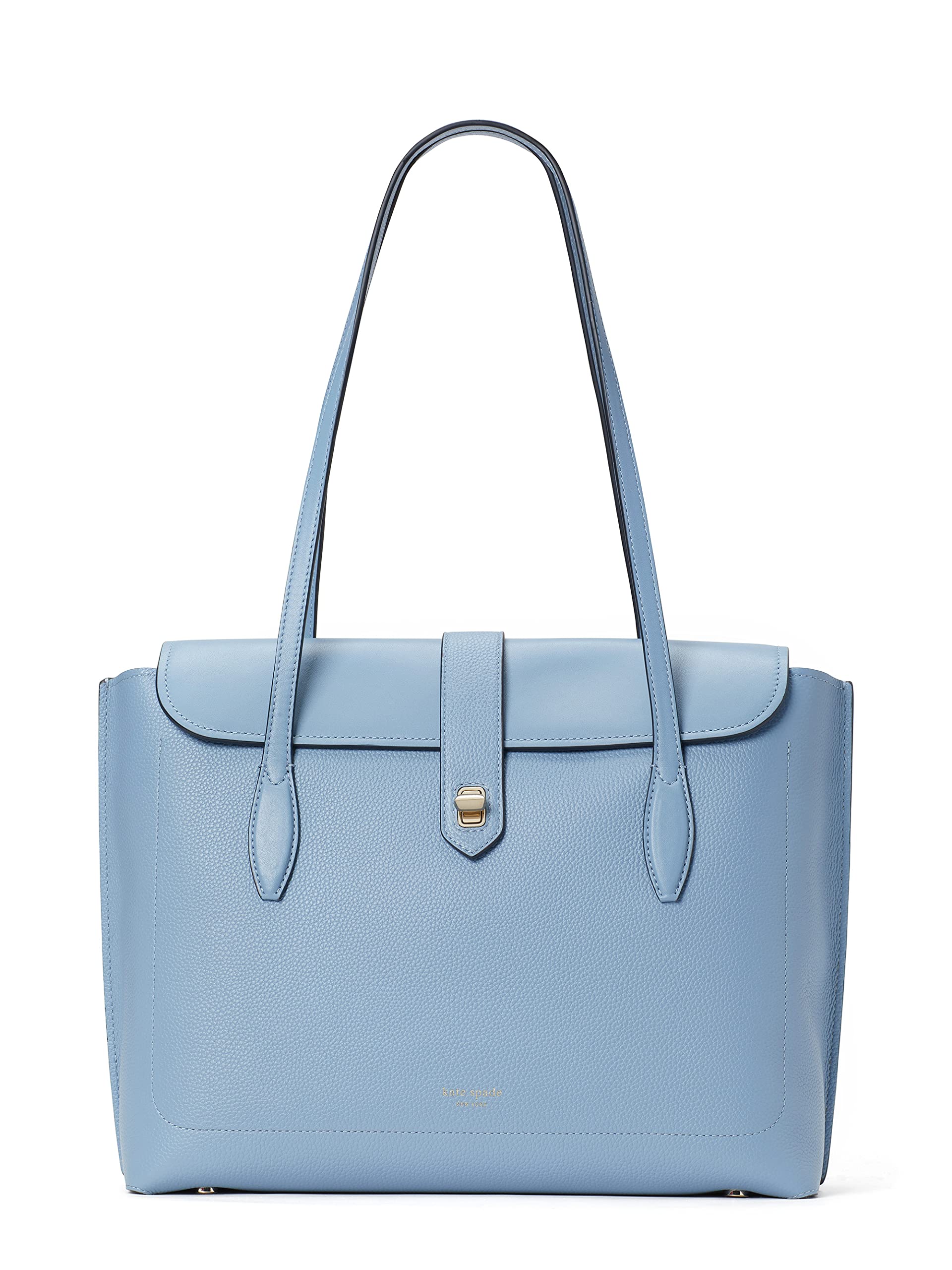 Kate Spade Genuine Leather Large Work Tote Bag for Women - Stylish & Spacious Professional Office Bag, Commuter & Travel Tote with Laptop Compartment