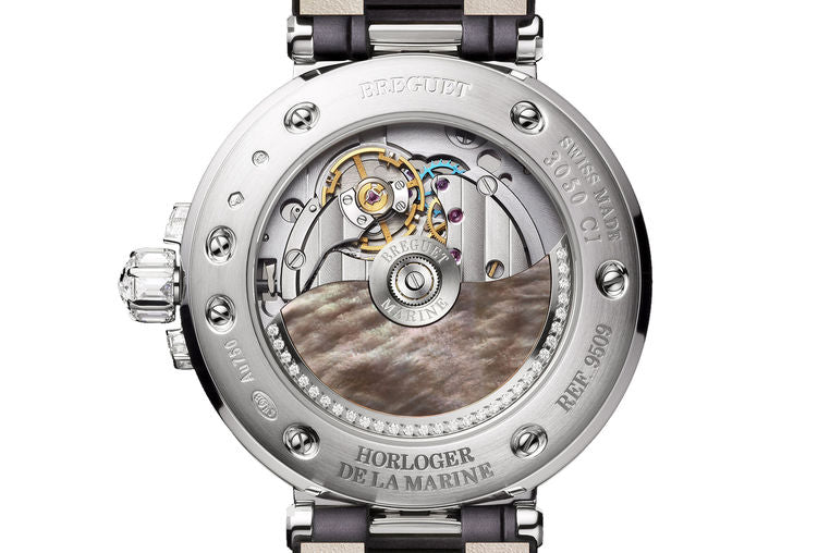 Breguet Marine Haute Joaillerie 18K White Gold Diamond Ladies Watch - Luxury Women's Wristwatch for Formal Events & Special Occasions