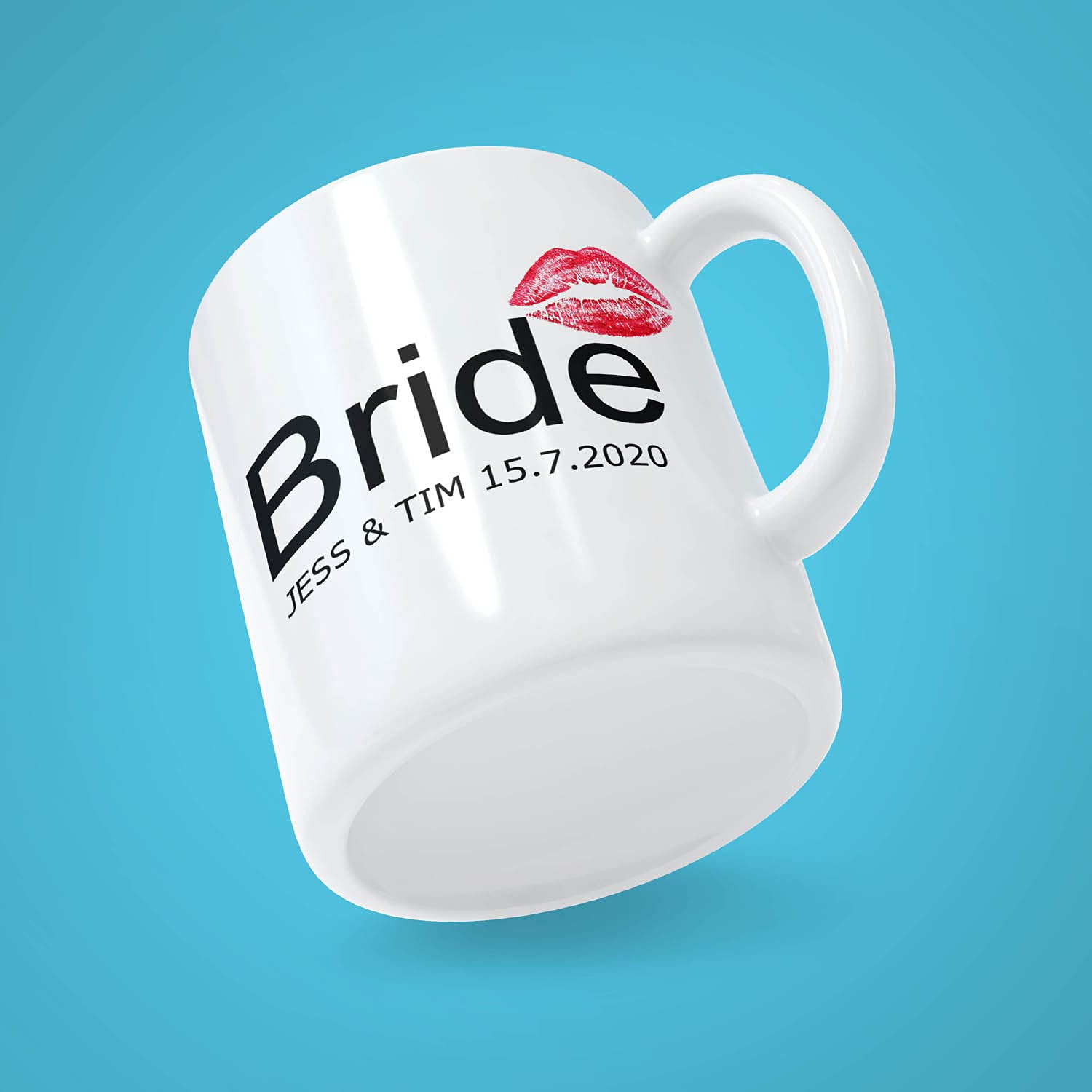 Personalized Coffee Mug for New Brides - Custom Wedding Gift for Bridal Shower, Anniversary & Newlyweds - Perfect for Morning Coffee & Tea at Home or Office