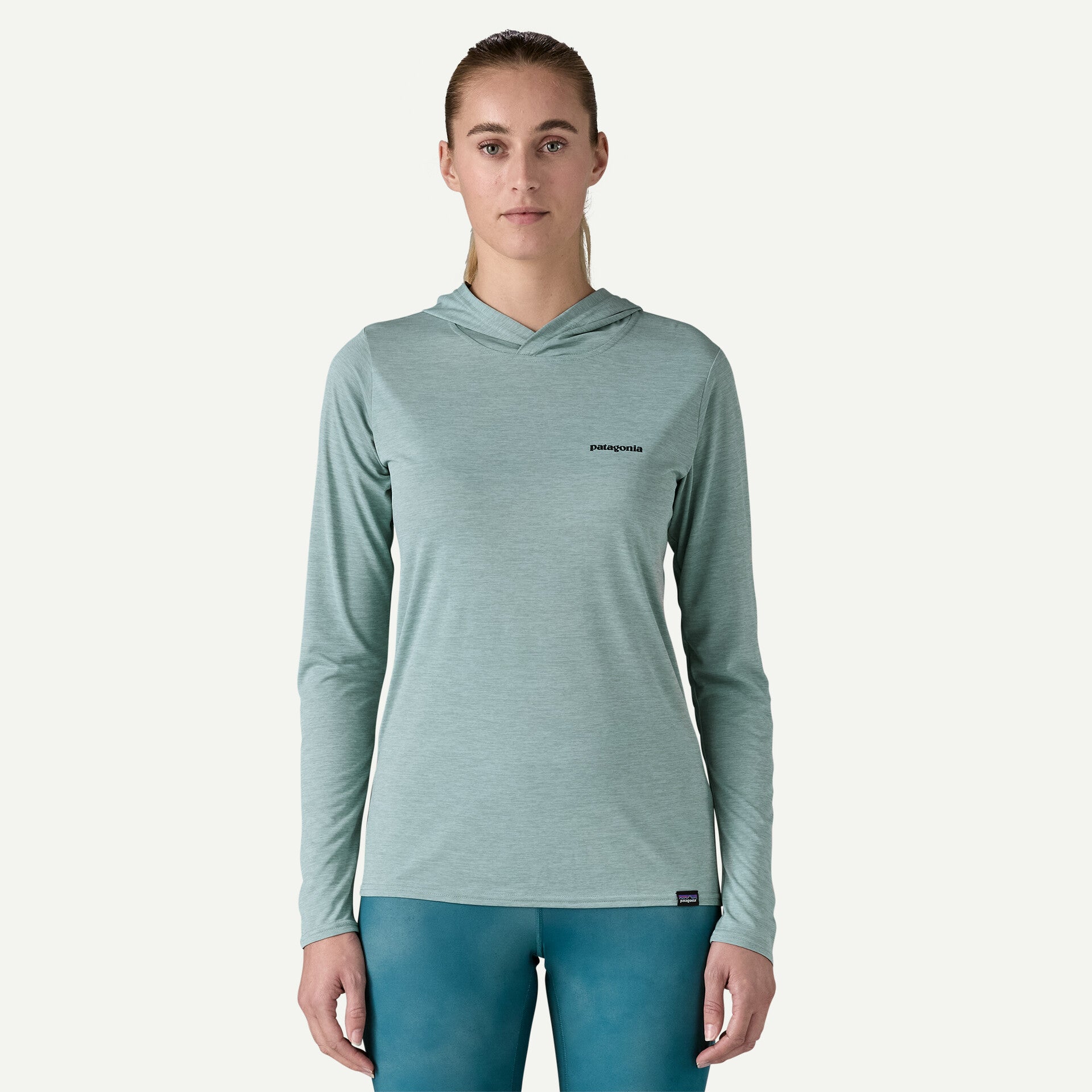 Capilene® Cool Daily Graphic Hoody for Women - Lightweight & Breathable Hooded Sweatshirt - Perfect for Hiking, Running & Outdoor Activities
