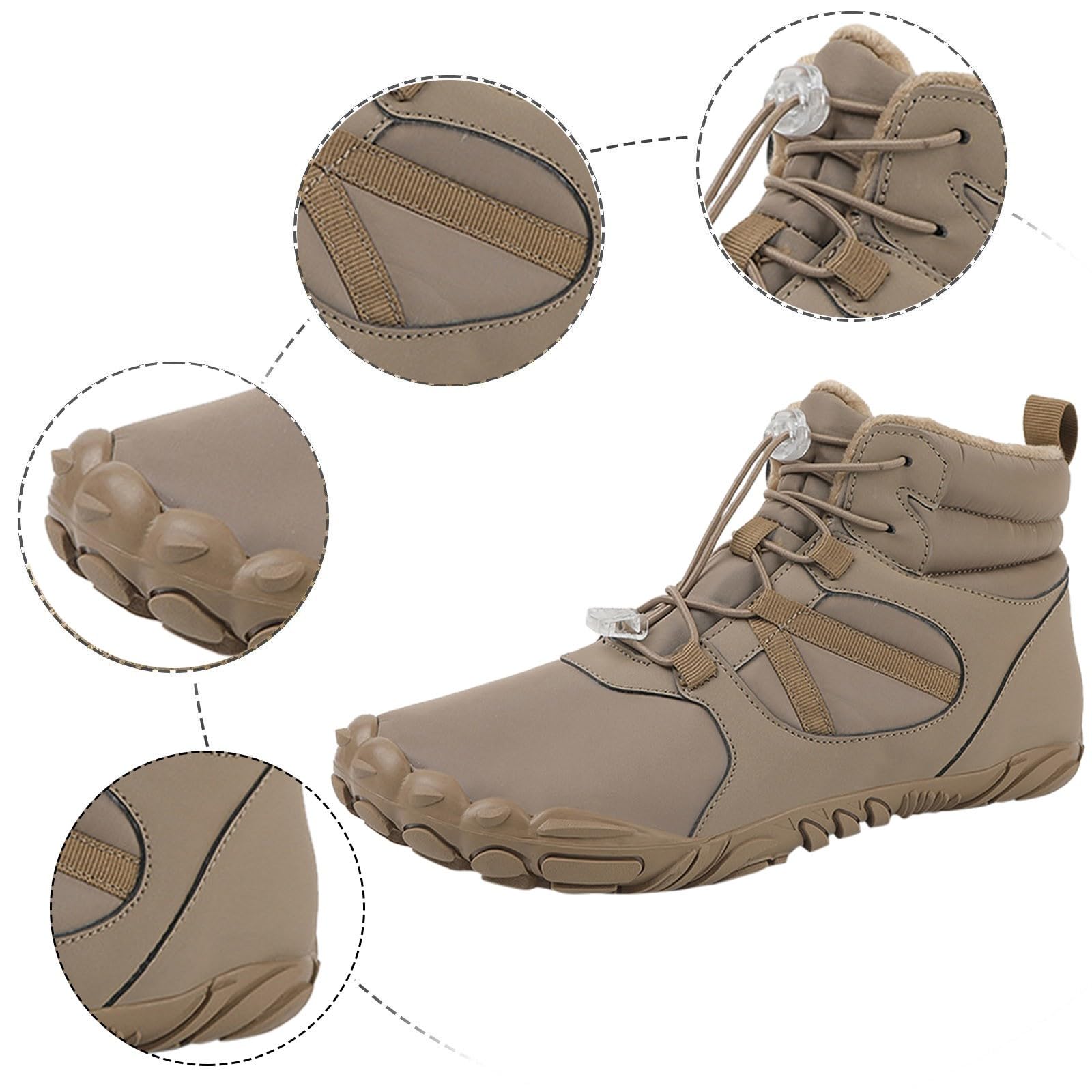 Women's Lightweight Waterproof Hiking Shoes - Breathable Non-Slip Trekking & Outdoor Shoes for Mountain Climbing, Camping & Walking | Durable Trail Running Trainers