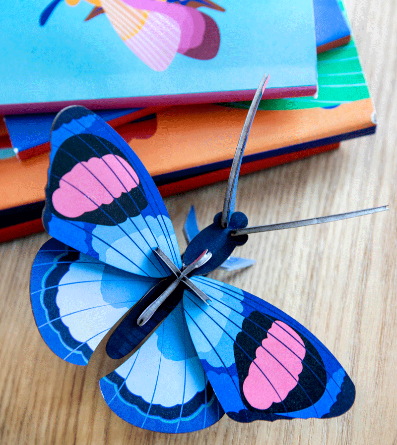 Peacock Butterfly Small Insect Art Print by Studio ROOF - Perfect for Home Decor, Nursery, and Office Wall Art
