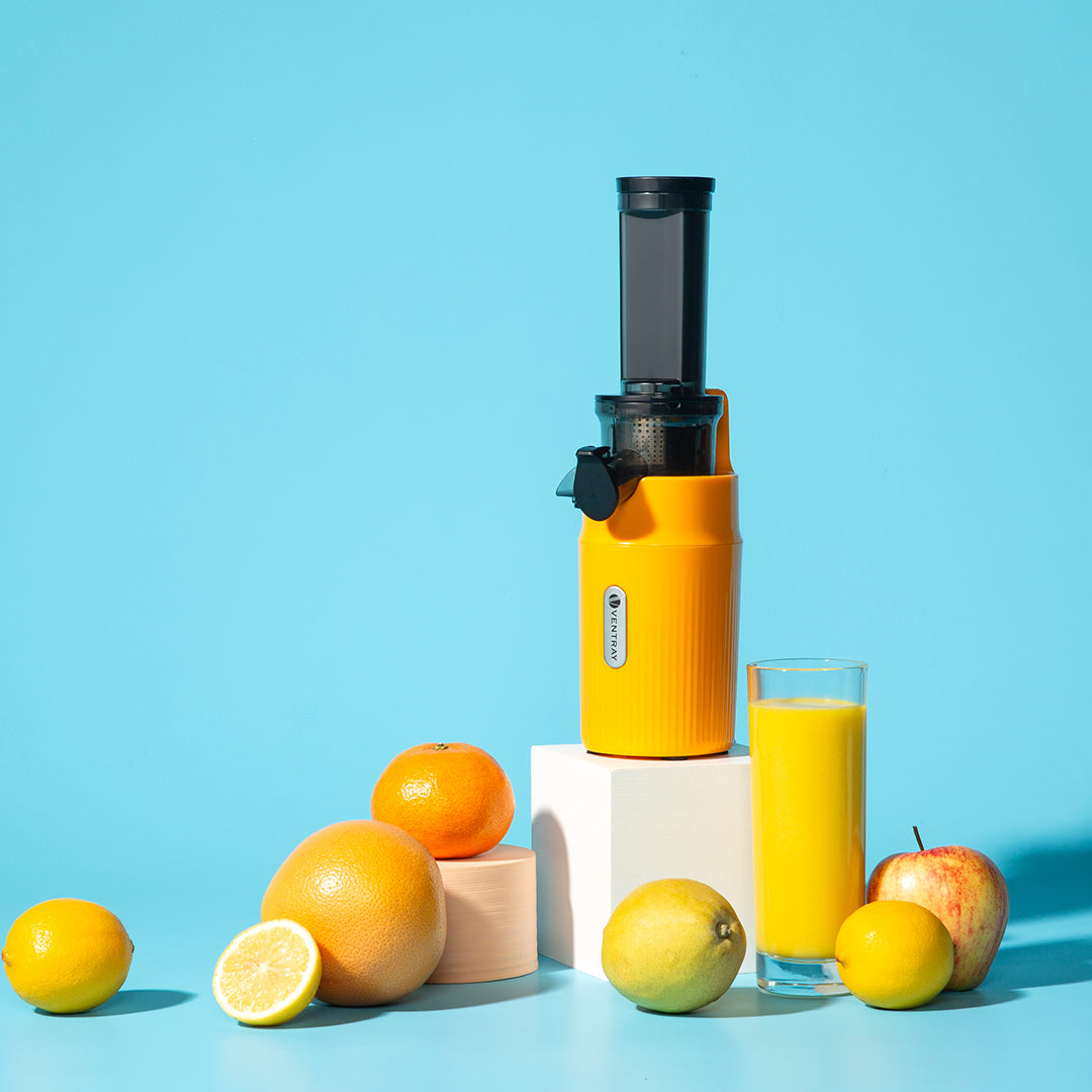 Premium Ginnie Juicer - High Speed Cold Press Juicer for Fruits & Vegetables - Perfect for Healthy Smoothies, Detox Drinks & Fresh Juice at Home
