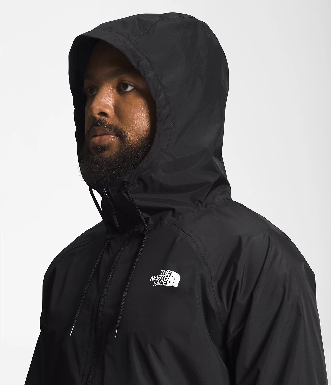 Antora Men's Rain Hoodie - Waterproof Windbreaker Jacket for Outdoor Hiking & Commuting | NF0A7QF3
