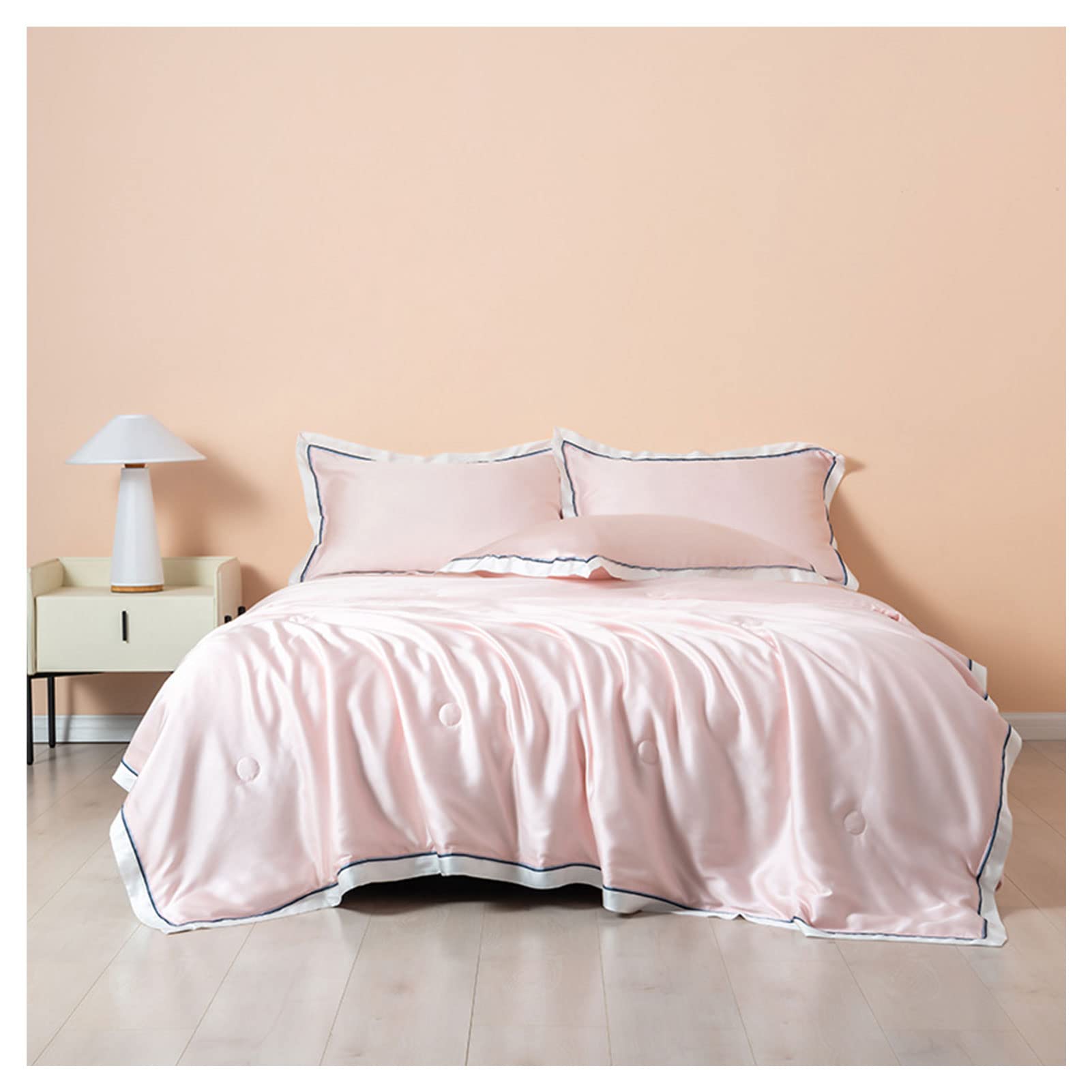Premium Tencel Quilt King Size 150x200cm - Ultra Soft Washable Summer Bedding with Moisture Wicking & Temperature Regulation - Perfect for Air Conditioned Rooms, Guest Beds & Luxury Hotel Style Comfort