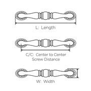 Belwith Keller Matte Black & Walnut Fuse Pull (3 Pack) - 6.3
