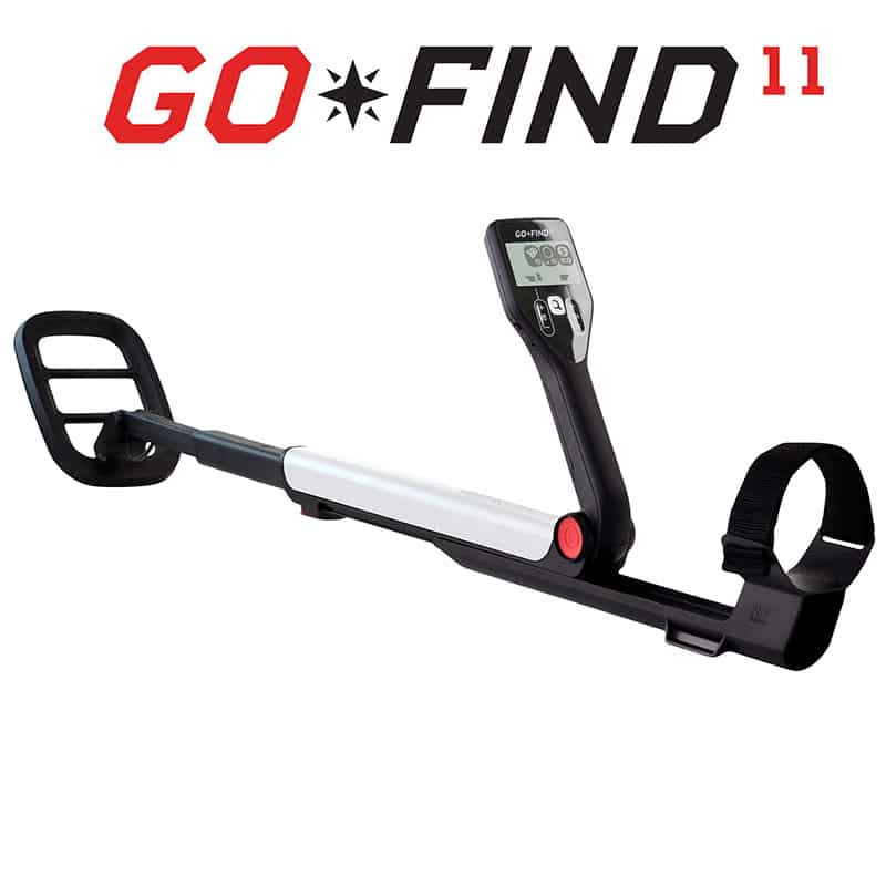 Minelab GO FIND 11 Metal Detector - Waterproof Lightweight Treasure Hunting for Adults & Kids - Perfect for Beach, Park & Backyard Exploration