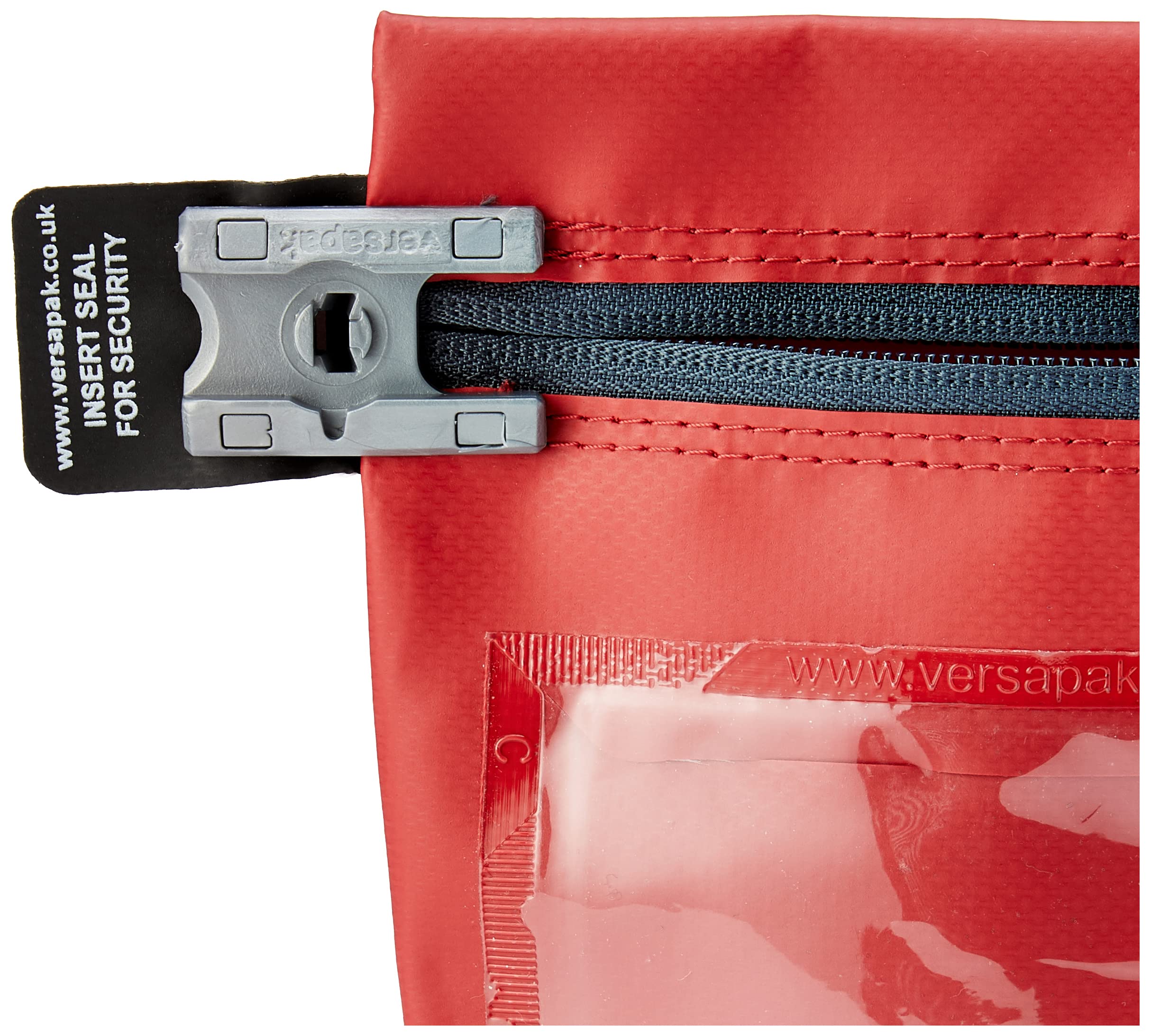 Small Secure Cash Bag - Red | Durable Money Pouch for Retail, Events & Travel | Compact Cash Holder for Businesses, Vendors & Personal Use