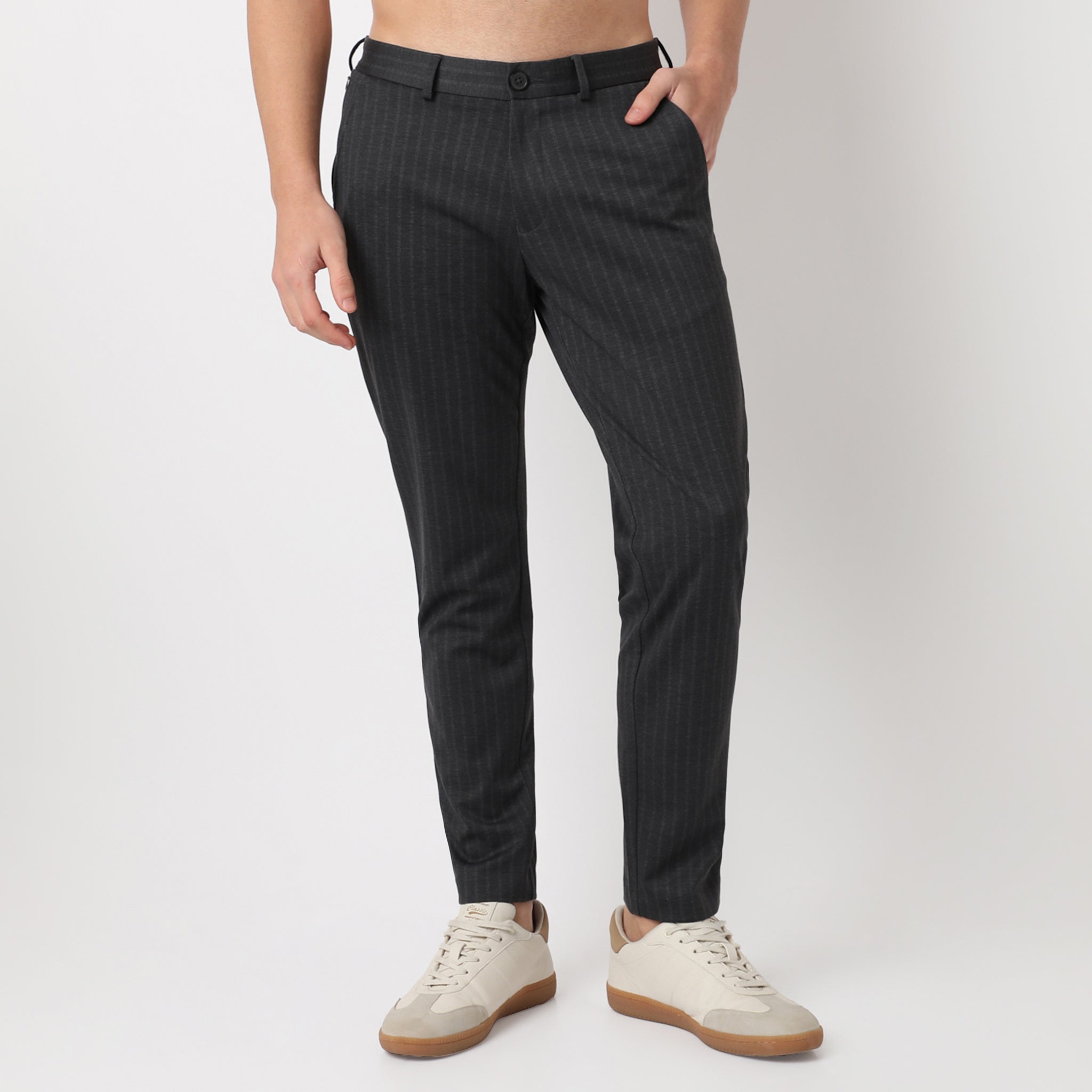 **Crop Flex™ Pants for Women - Ultra Stretch Travel-Friendly Yoga Pants with Secure Zip Pocket - Perfect for Workouts, Travel & Casual Wear**