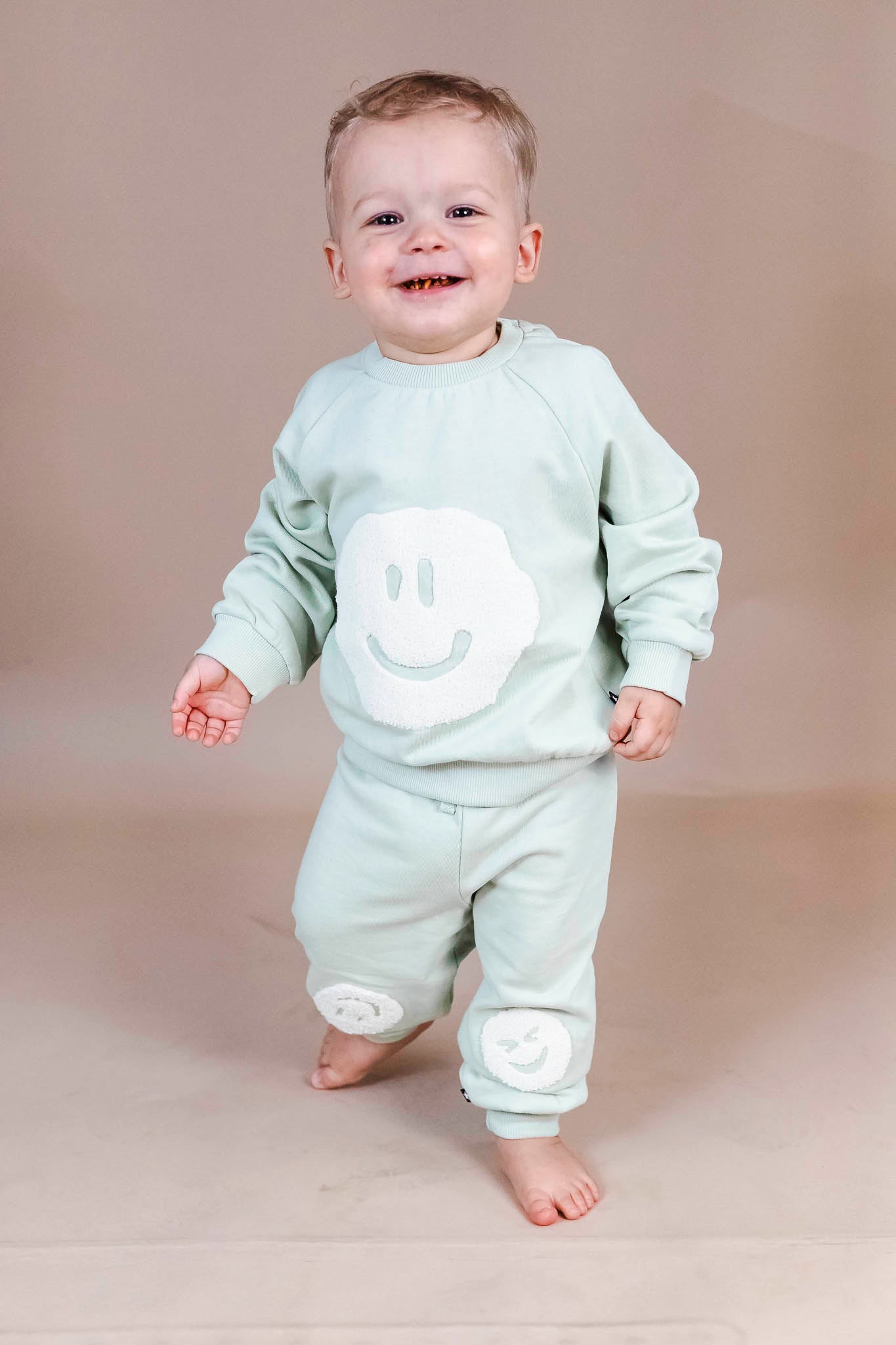 Disc Misty Green Sweatshirt for Toddlers - Unisex Pullover Hoodie for Boys & Girls | Soft Cotton Kids' Sweatshirt for Playdates, Preschool & Outdoor Activities