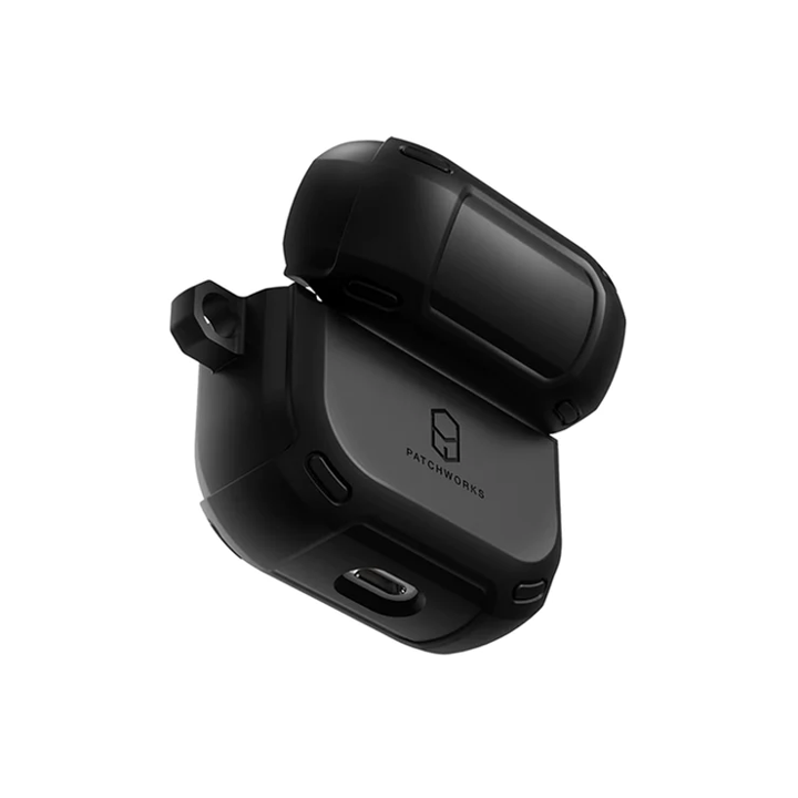 PATCHWORKS AirPods 3rd Generation Case (2021) - Solid Black - Protective Cover for AirPods 3 - Perfect for Travel, Work, and Everyday Use