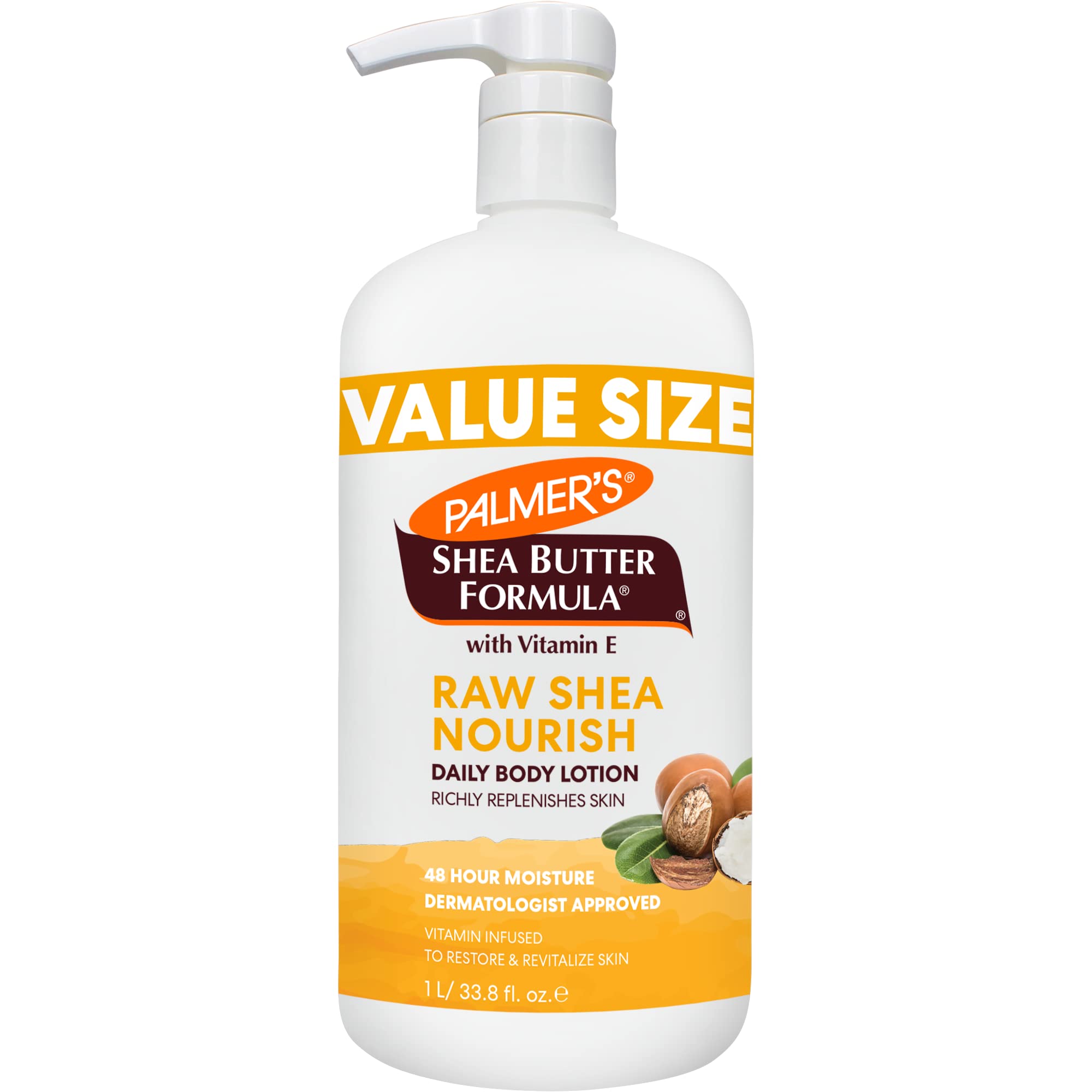 Palmer's Raw Shea Butter Body Lotion with Cocoa Butter & Vitamin E - 5.1 oz Deep Moisturizing Skin Therapy for Dry Skin - Perfect for Daily Hydration & After-Shower Care