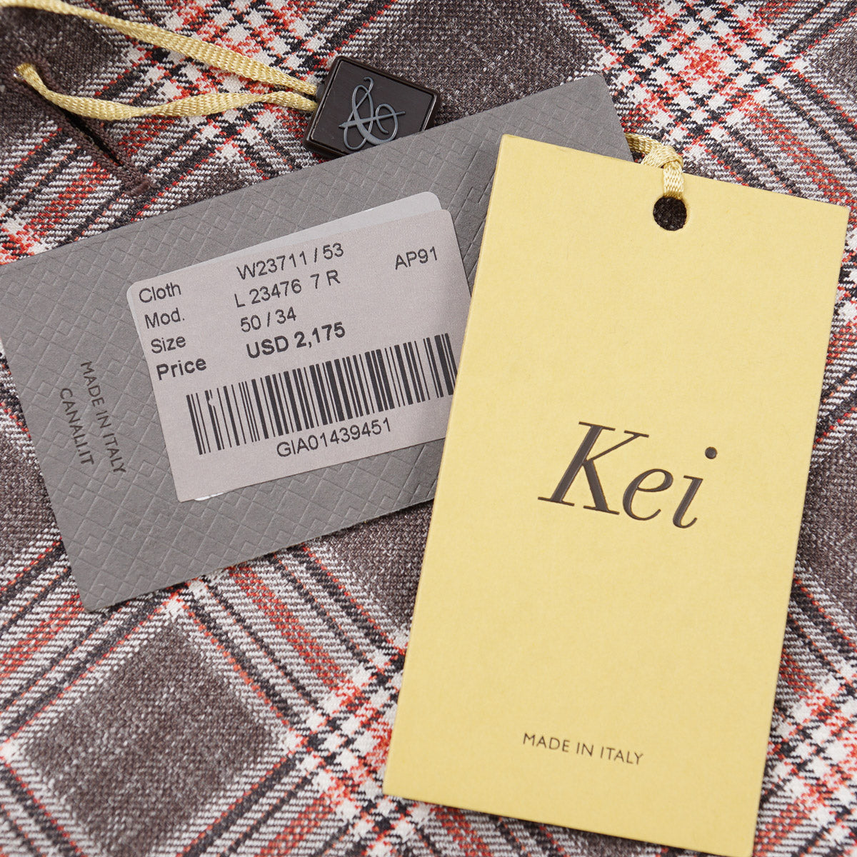 Premium Canali Wool Silk Linen 'Kei' Sport Coat for Men - Lightweight & Breathable Blazer for Business, Weddings & Formal Events