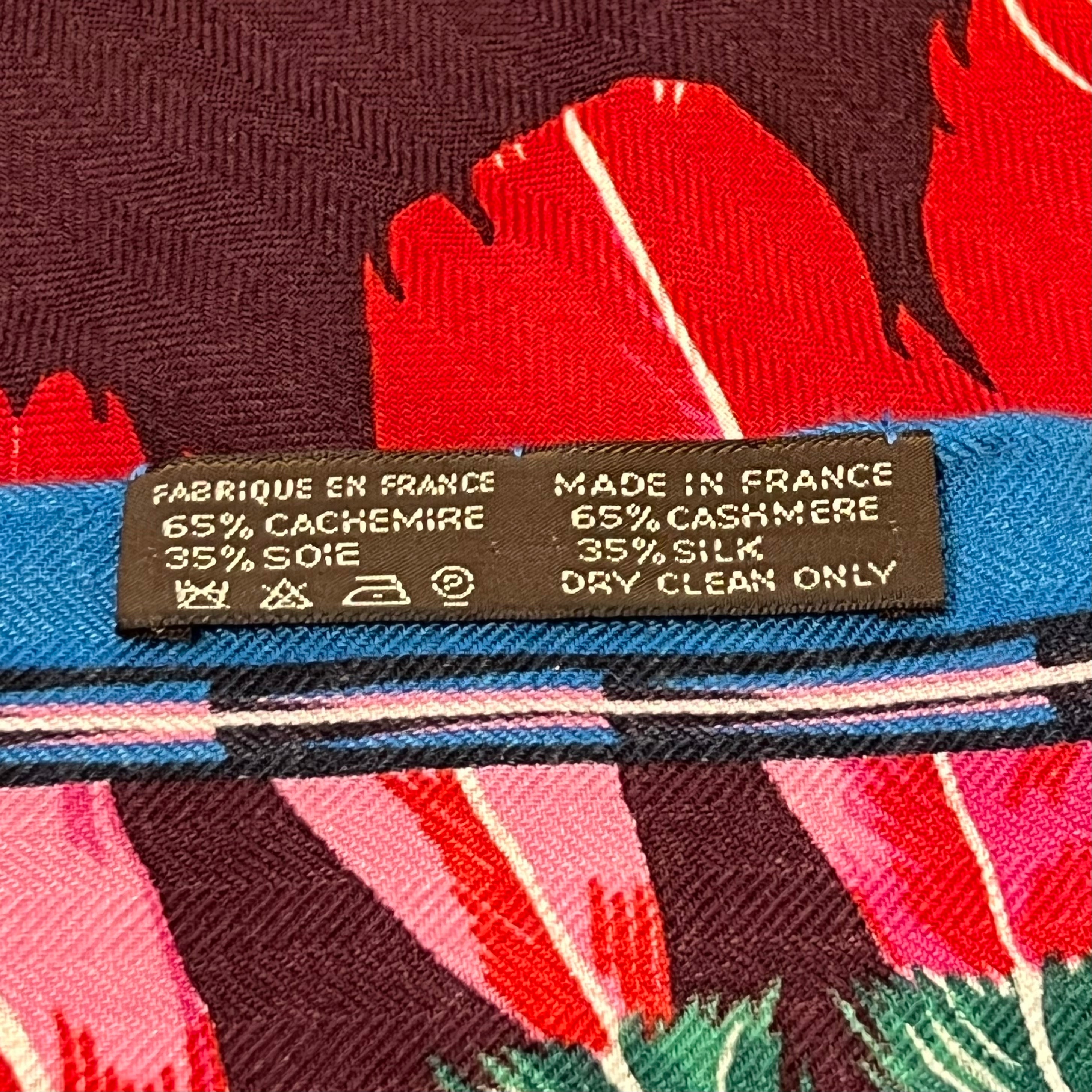 Luxury HERMES Brazil Cashmere Stole Shawl - Soft 100% Cashmere Wrap for Women, Perfect for Evening Events, Weddings & Winter Fashion Accessories