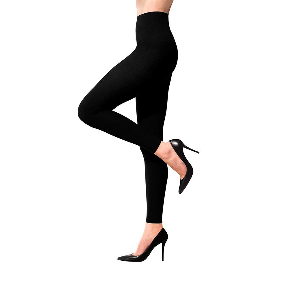 Terramed Advanced Graduated Compression Leggings for Women - 20-30 mmHg Footless Microfiber Tights for Circulation & Recovery | Perfect for Travel, Pregnancy & Post-Surgery Support