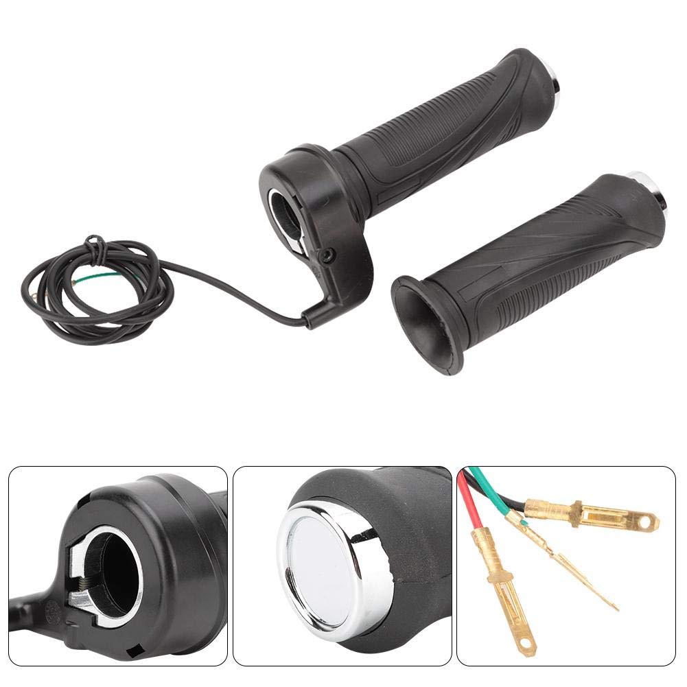 KIMISS Motorcycle Throttle Grip with Cable - Electric Throttle for Scooter, ATV, and Ebike Speed Control - Perfect for Off-Road Adventures and Urban Commuting