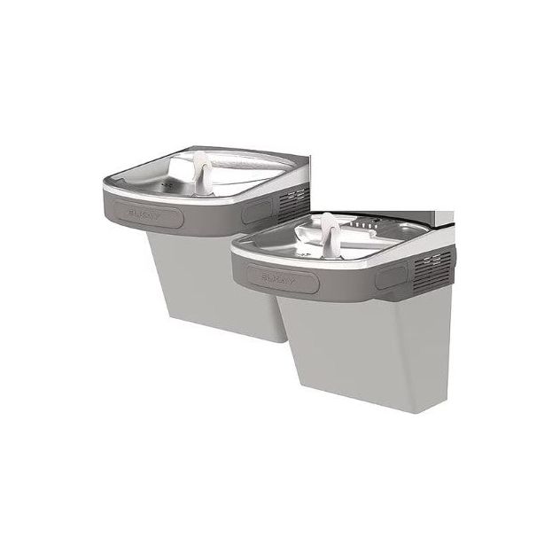 Elkay ezH2O Bottle Filling Station with Bi-Level ADA Cooler - Filtered Refrigerated Water Dispenser in Light Gray | Perfect for Offices, Schools & Public Spaces
