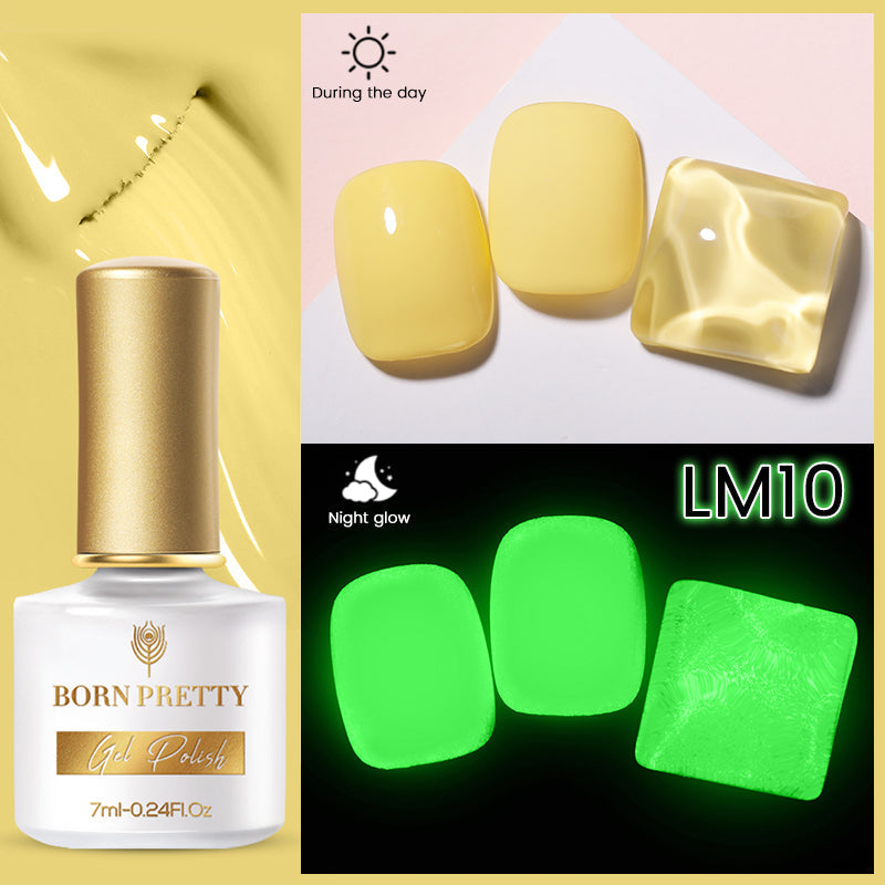 Born Pretty Luminous Macaron Gel Nail Polish - Long Lasting UV LED Soak Off Gel Polish for Salon & Home Manicure - Perfect for Nail Art, French Tips & Special Occasions