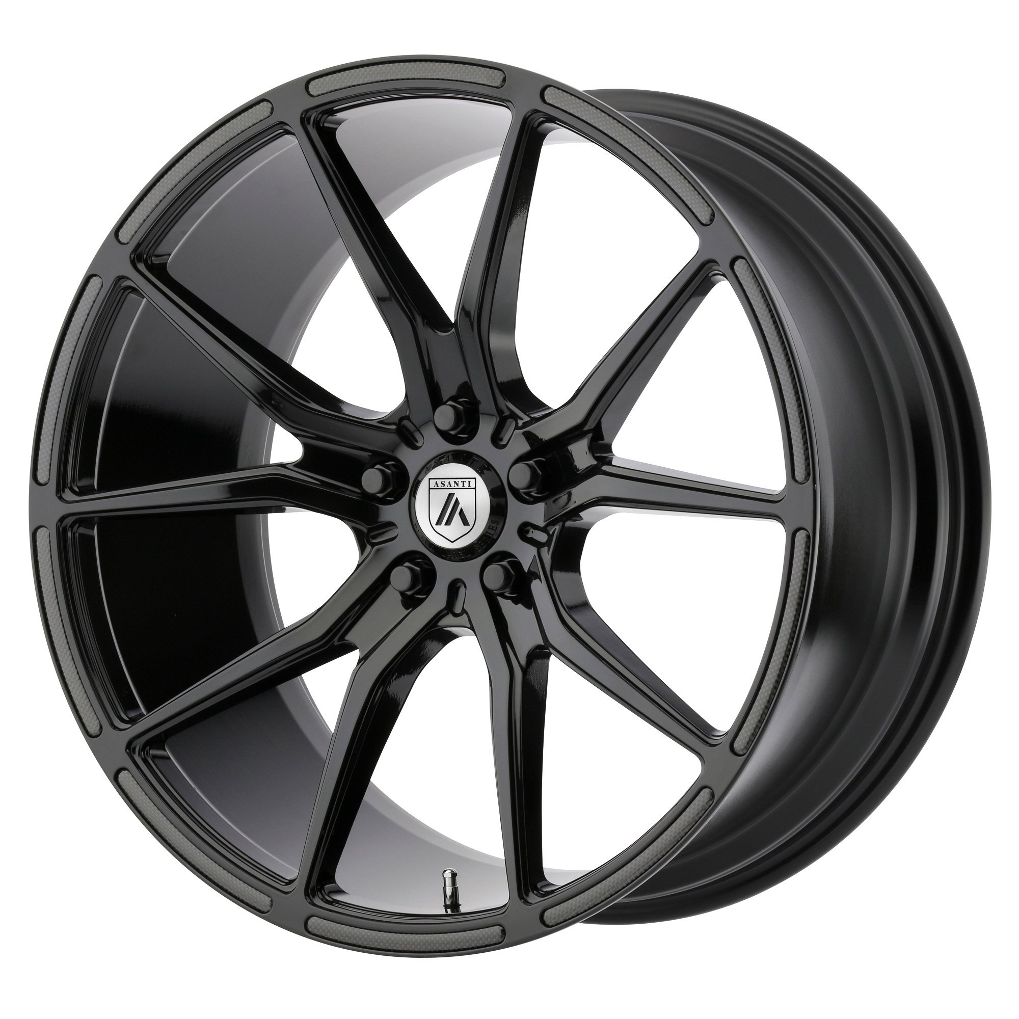 ASANTI BLACK VEGA Gloss Black 20x10.5 5x112.00 38mm Offset Wheels - Premium Alloy Rims for Trucks, SUVs & Performance Cars - Perfect for Off-Roading, Street Racing & Custom Builds