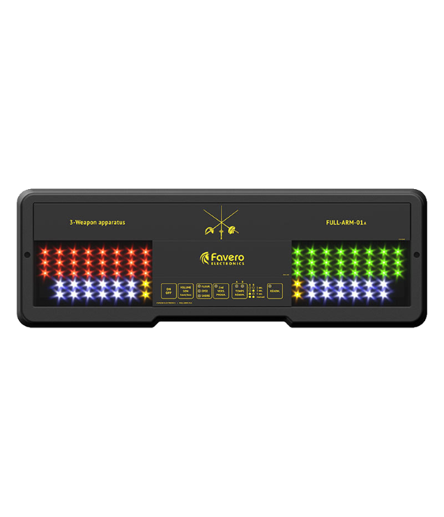 Favero FULL ARM 01/W Electronic Scoring Box - Professional Fencing Equipment for Tournaments & Training | Perfect for Foil, Epee, and Saber Fencing Competitions