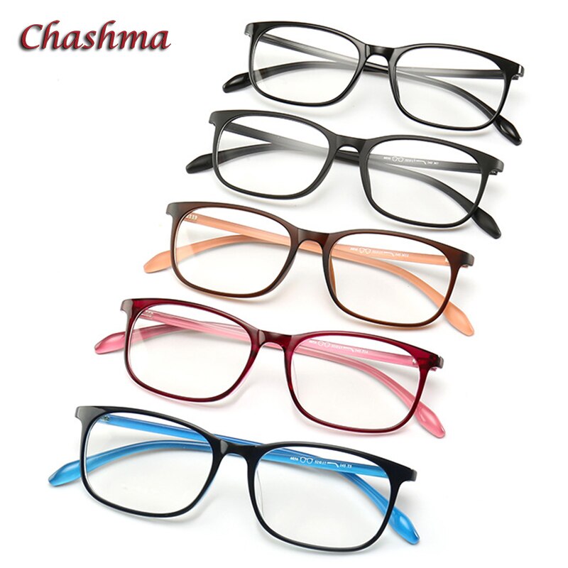 Unisex Titanium Eyeglasses 6056 - Full Rim Round & Square TR90 Frame for Men & Women | Lightweight, Durable & Comfortable | Perfect for Reading, Work & Fashion Accessories