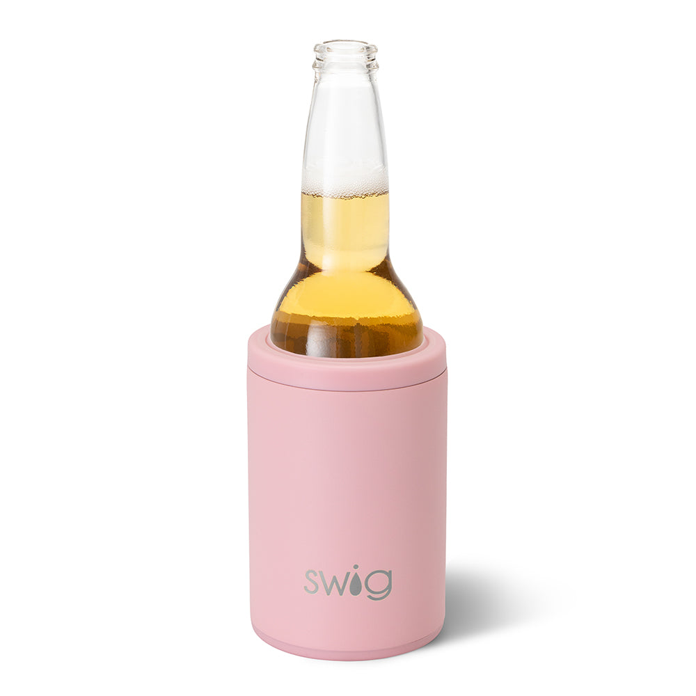 12oz Insulated Blush Can & Bottle Cooler - Keep Drinks Cold for Hours - Perfect for Parties, Picnics, and Outdoor Adventures
