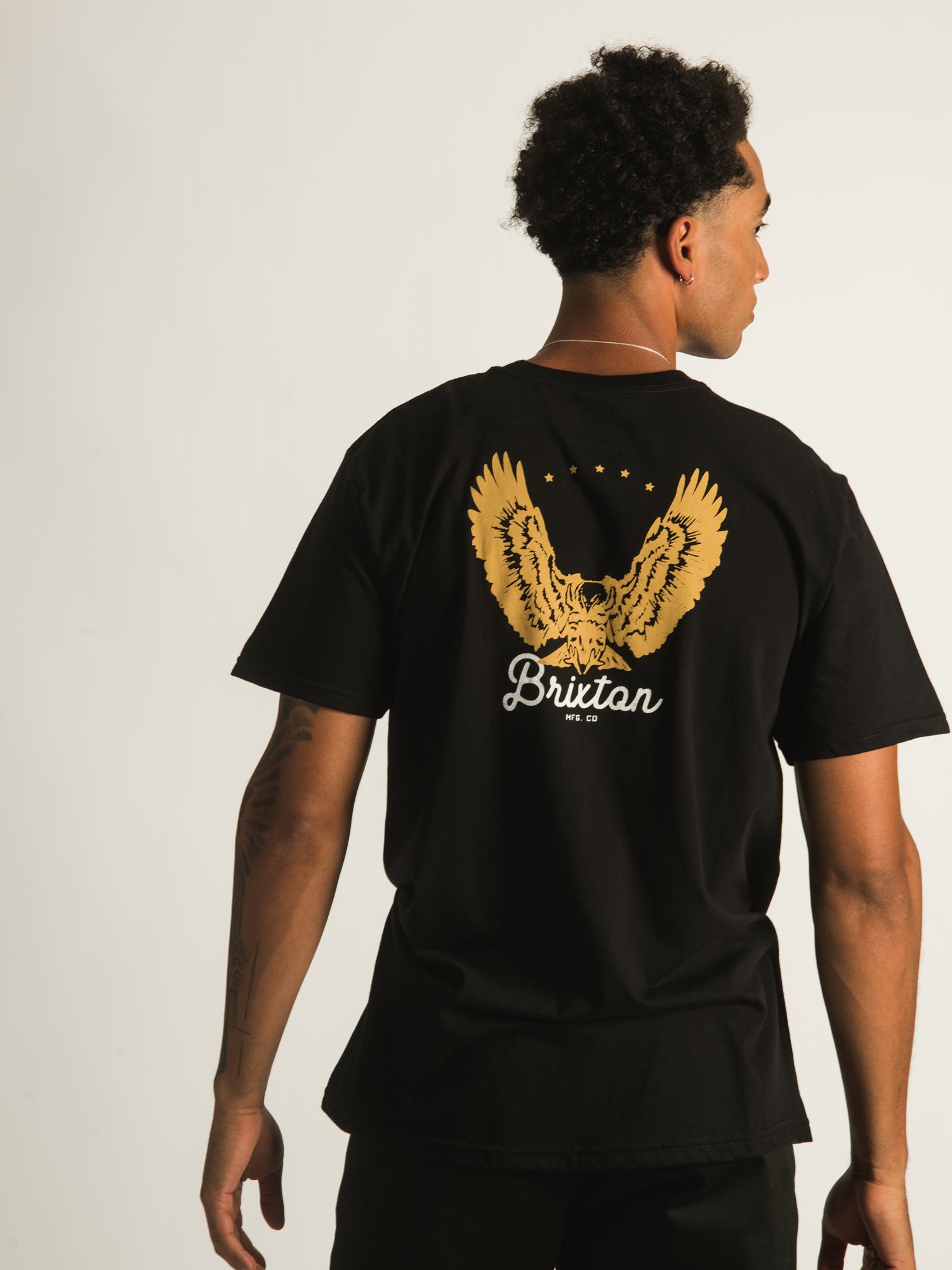 BRIXTON Talon T-Shirt for Men - Stylish & Comfortable Cotton Tee - Clearance Sale - Perfect for Casual Wear, Street Style & Everyday Outfits