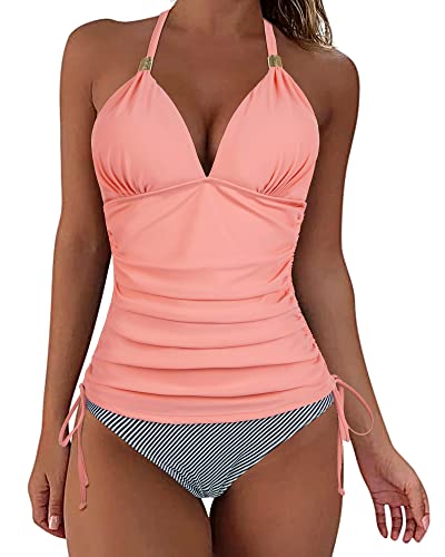 #1 Pink-orange Stripe