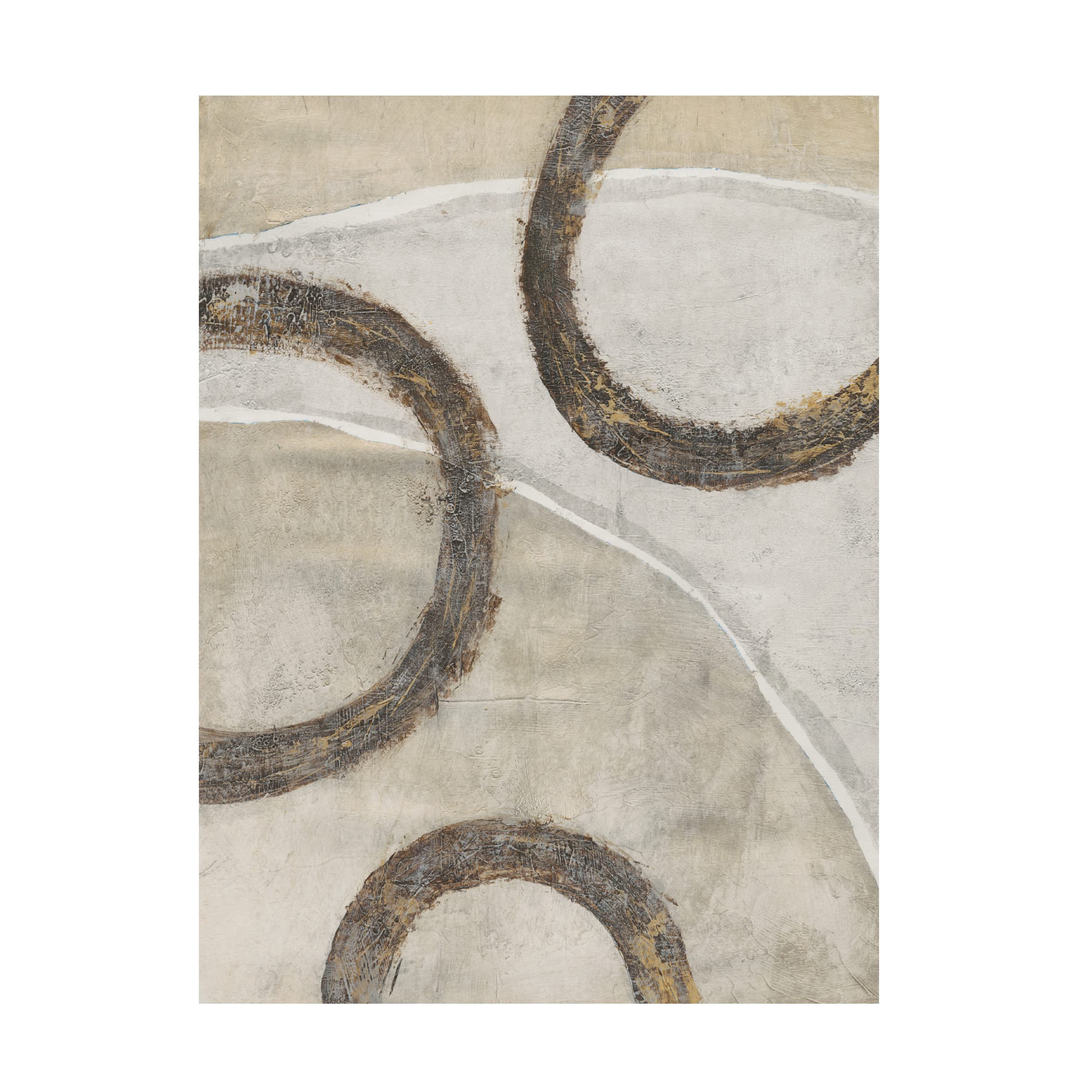 Trademark Fine Art 'Ringlets II' Canvas Wall Art by Tim O'Toole - Modern Abstract Painting for Living Room, Bedroom & Office Decor