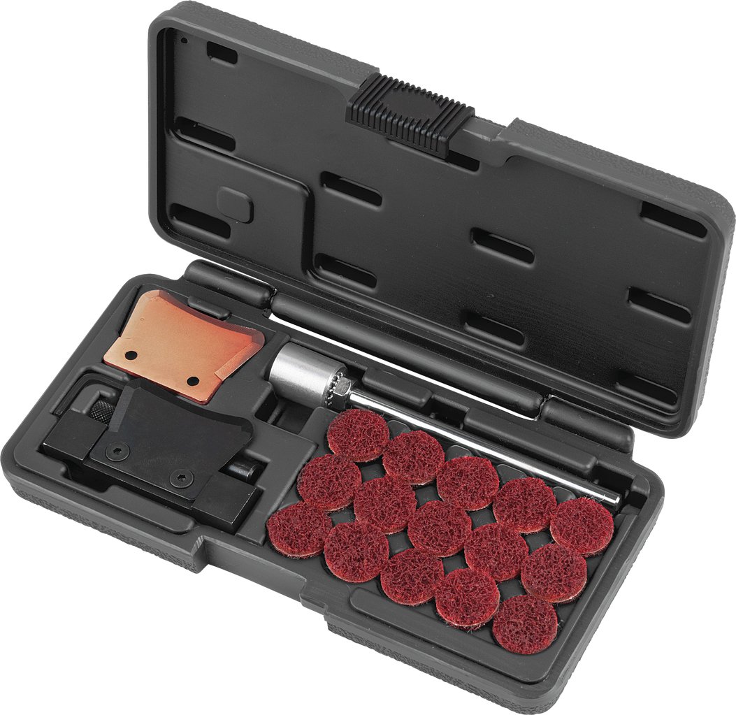 KS TOOLS 150.1585 20-Piece Oil Sump and Cleaning Set, Universal Size, Clear - Ideal for Automotive Maintenance and Engine Care