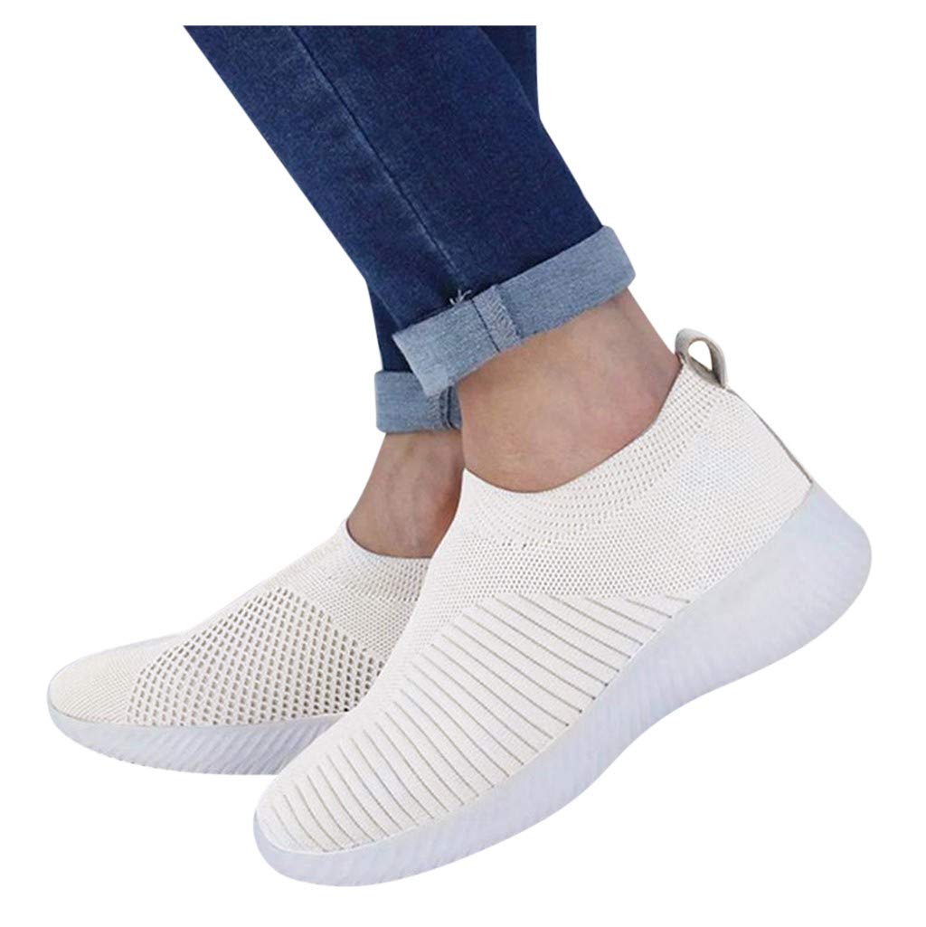 Women's & Men's Slip-On Walking Shoes - Non-Slip Running Sneakers, Tennis Shoes, Casual Loafers & Steel Toe Dress Shoes for Work, Gym & Everyday Wear