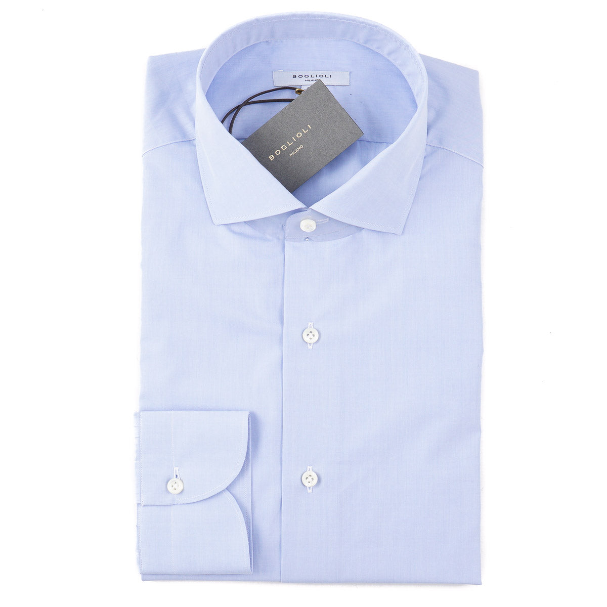 Boglioli Men's Regular Fit Cotton Dress Shirt - Premium Business & Formal Wear for Office, Weddings & Special Occasions