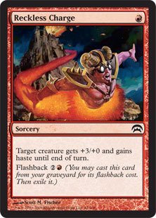 Magic The Gathering Reckless Charge Planechase Card - Fast-Paced MTG Gameplay for Competitive & Casual Play - Perfect for Commander, Modern & Standard Decks