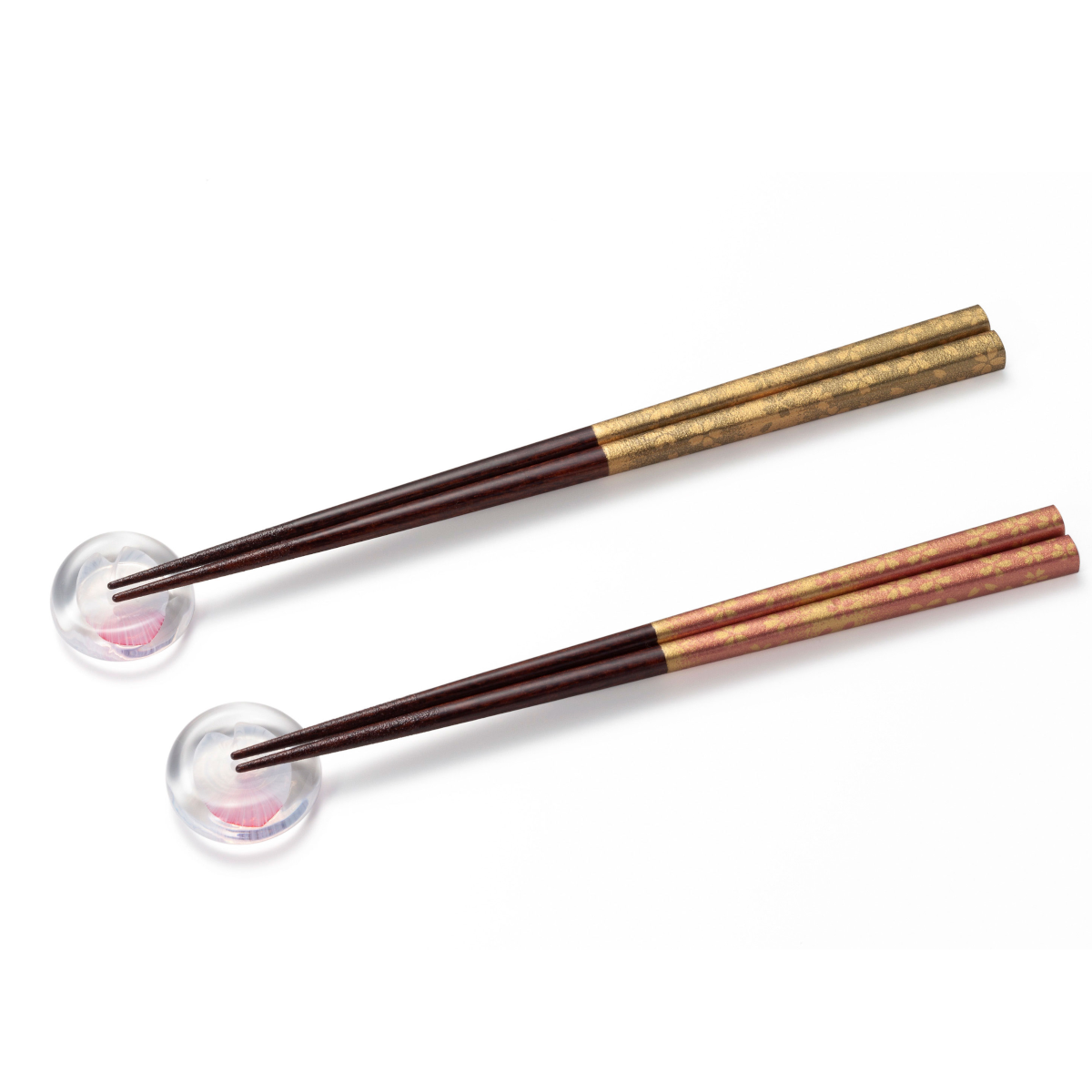 Premium WAKASA Lacquered Chopsticks Gift Set - Handcrafted Japanese Spring Floral Design Chopsticks for Sushi, Asian Cuisine & Home Dining Decor