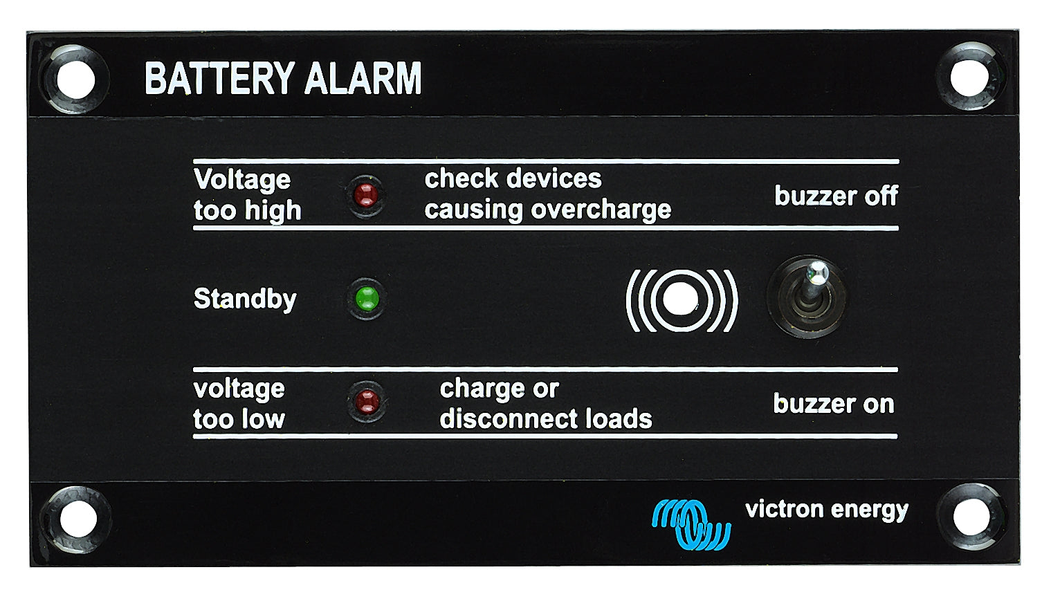 Victron Energy Battery Alarm GX - 12V/24V Battery Monitoring System with LED Display - Perfect for RVs, Boats, and Solar Power Systems
