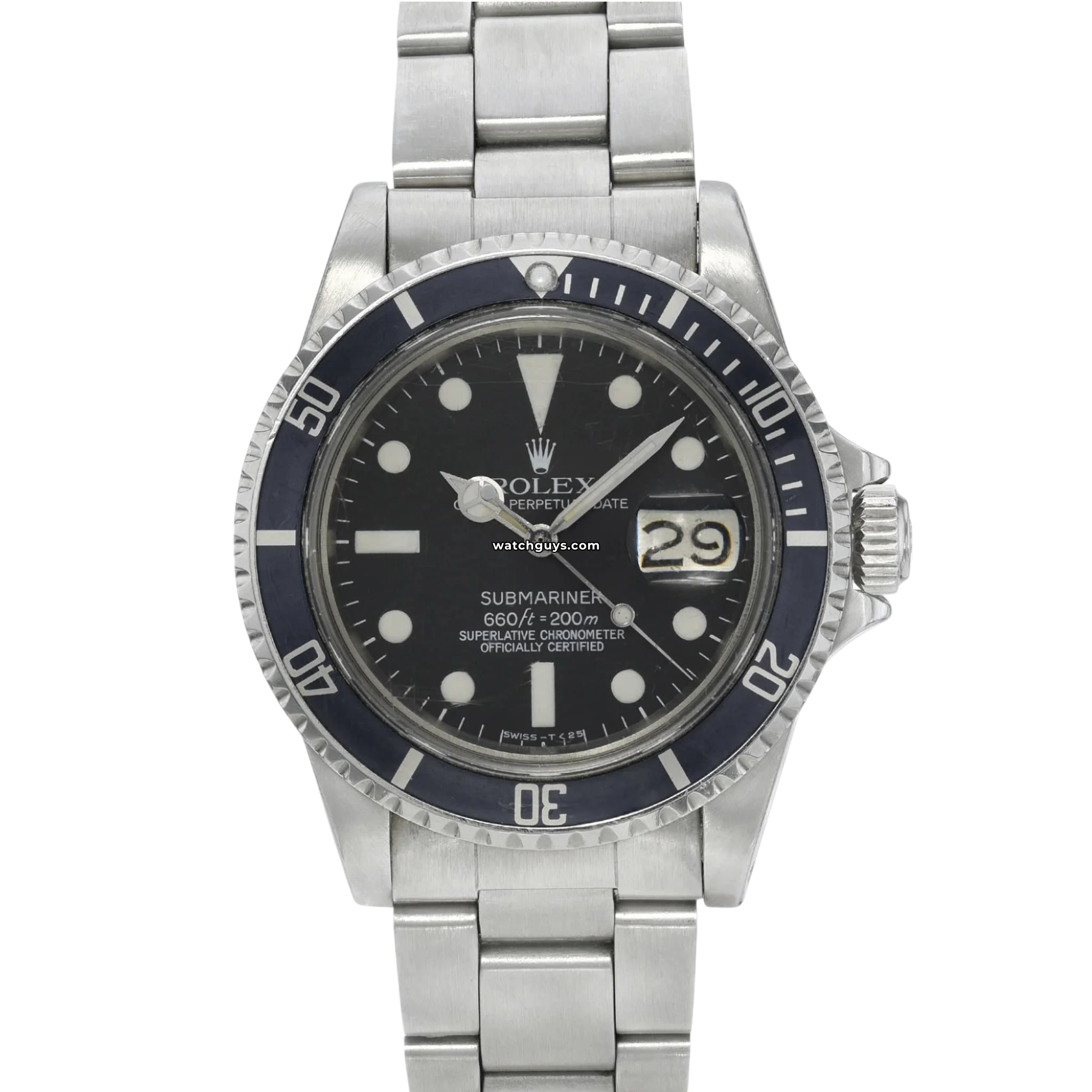 Vintage Rolex Submariner 1680 Men's Luxury Dive Watch - Classic Swiss Automatic Diver for Collectors & Water Sports Enthusiasts