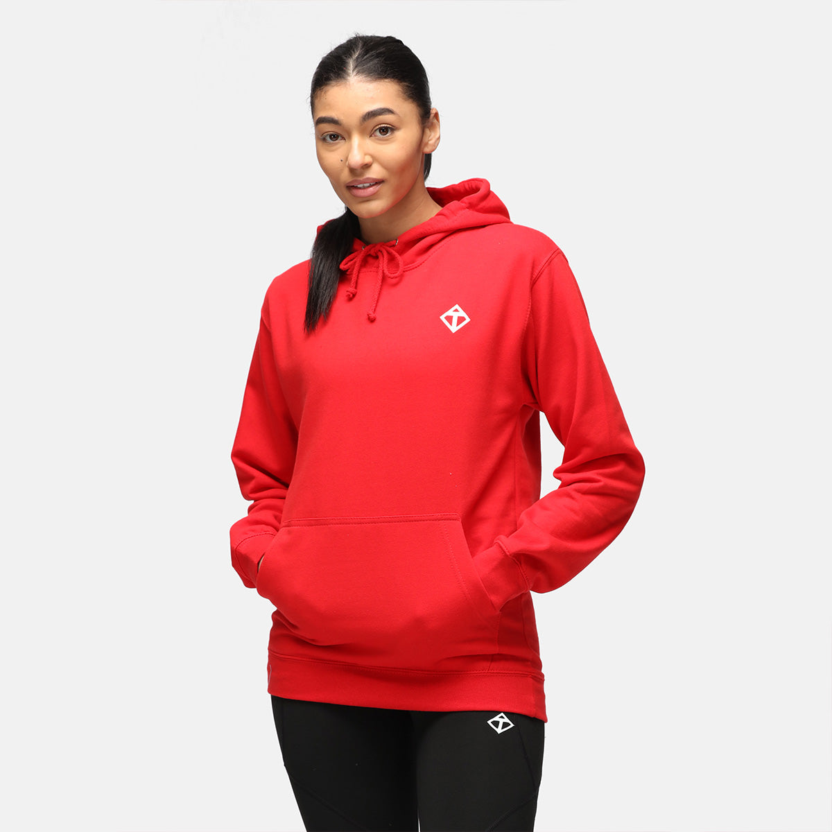 Premium Red Diamond Hoodie for Men & Women - Trendy Streetwear Fashion for Casual Wear & Outdoor Activities